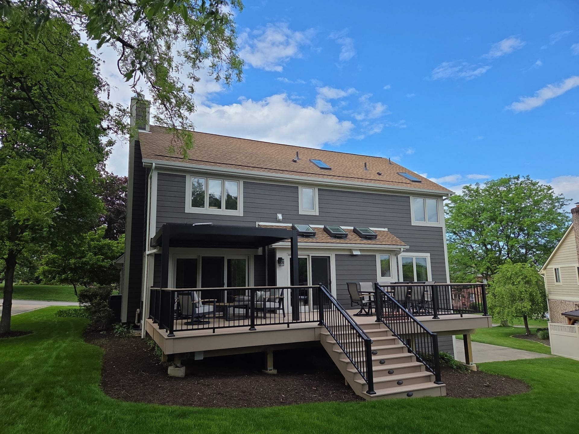 Full exterior remodel by Cousins Roofing Siding & Decks