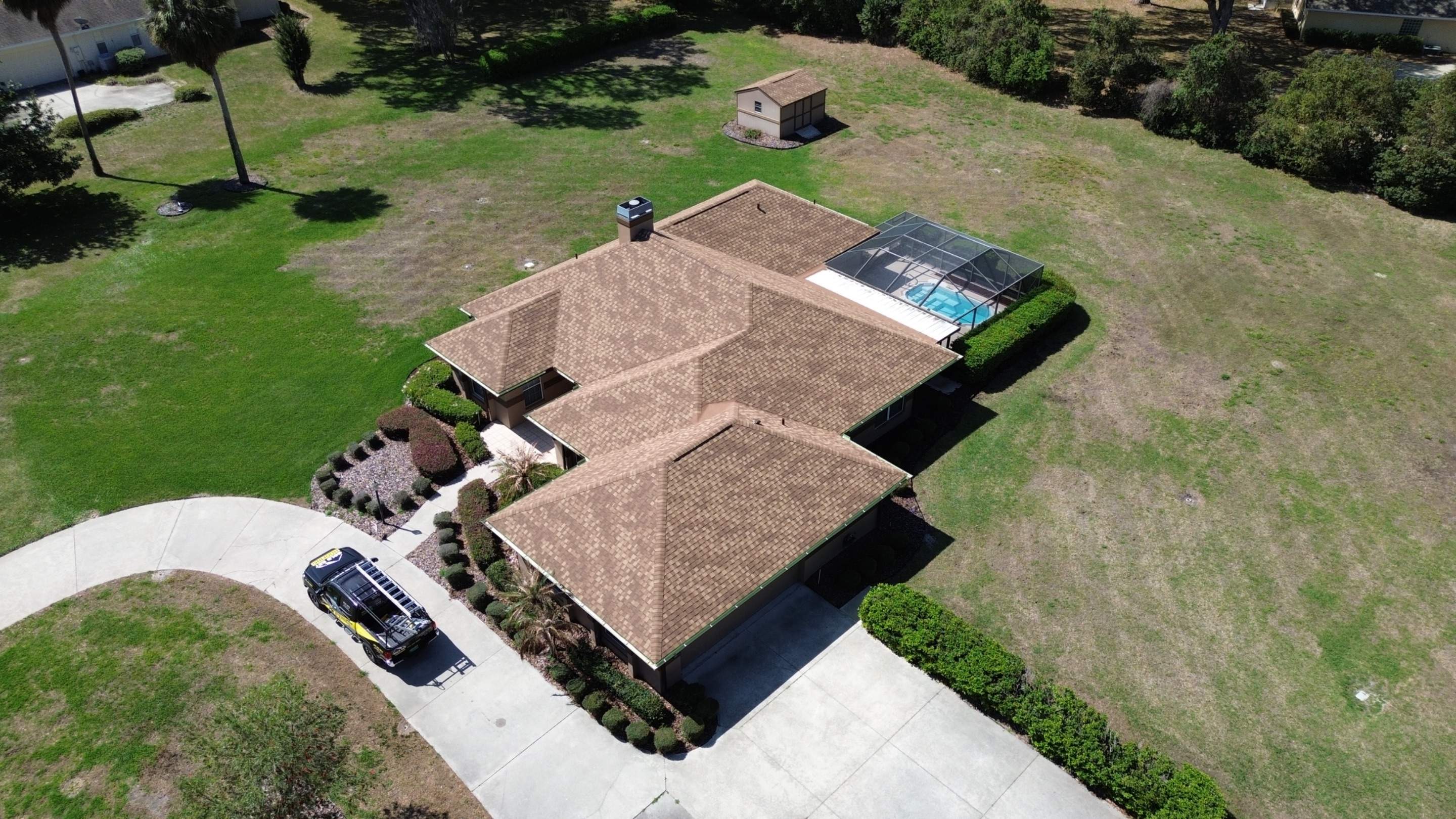 Shingle reroof in Fruitland Park FL by Gold Key Roofing