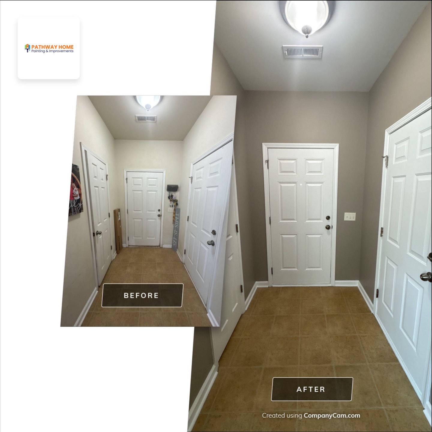 Transformation Complete for Paul & Vickie’s Home by Pathway Home Painting & Improvements
