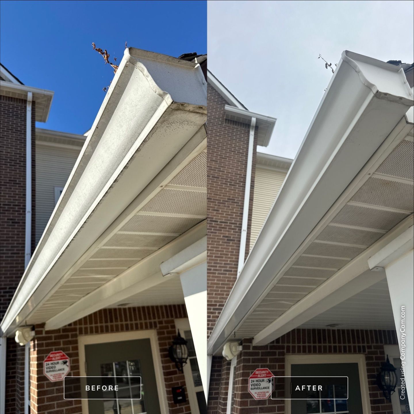 Extended Stay America West Dundee Building Wash by Simmons Power & Soft Washing