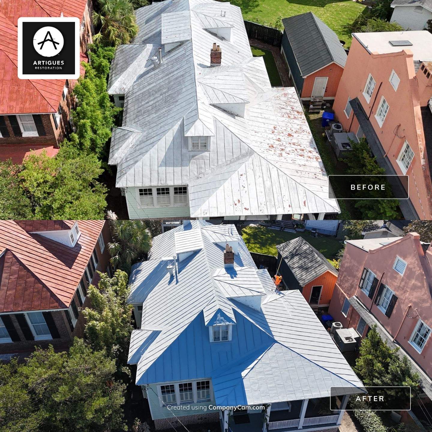 Charleston Residential Home by Artigues Roofing & Restoration Services