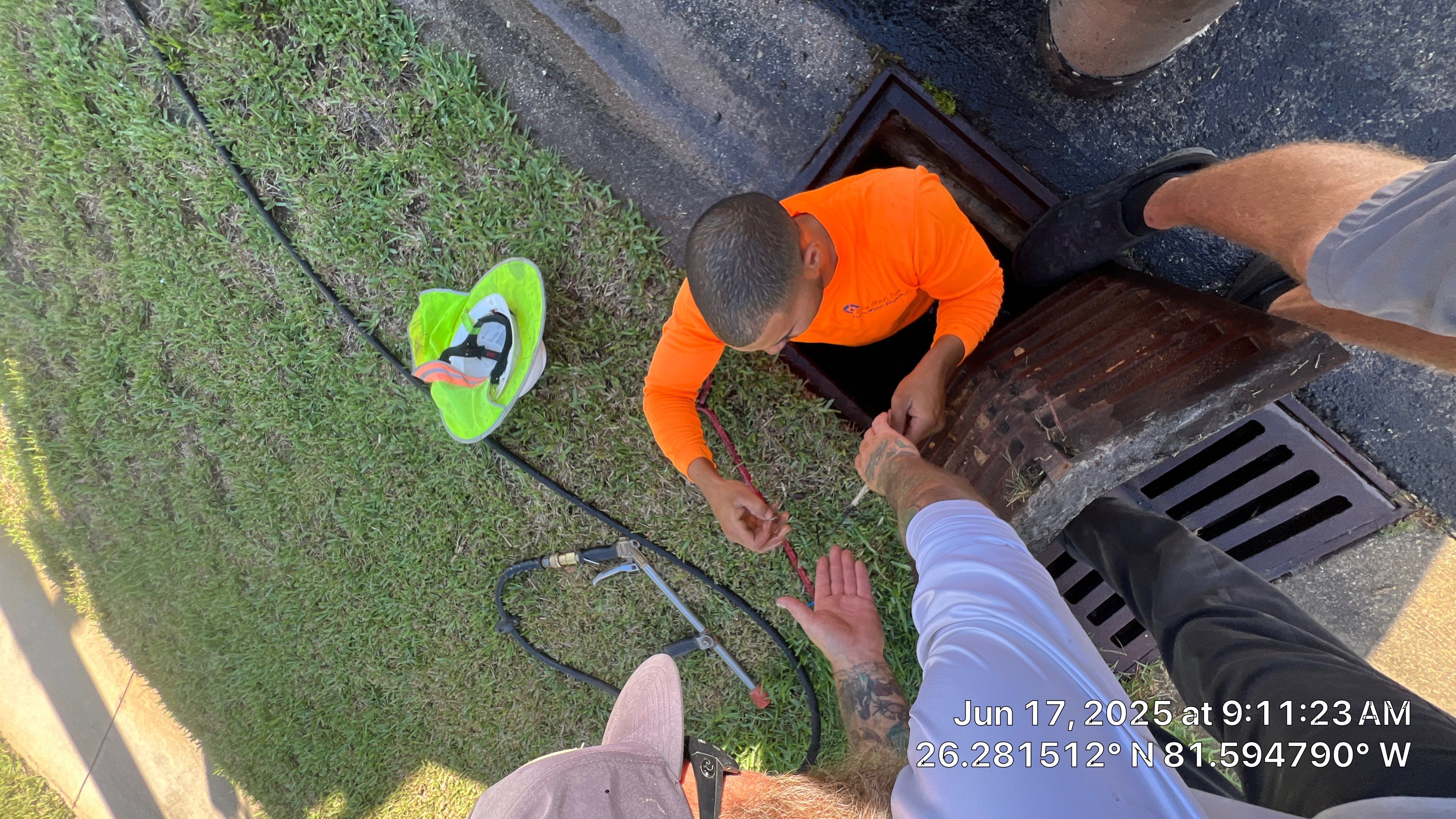 Naples Association Stormwater System Cleaning by APS Power & Water