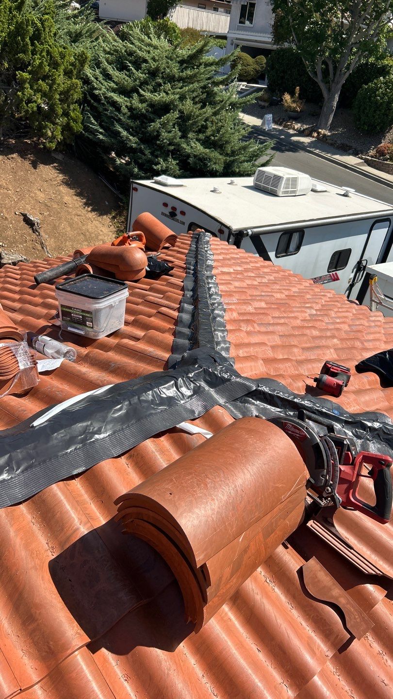 Brava Spanish Barrel Tile Roof Replacement in San Diego by Reliable Roofing San Diego Inc.