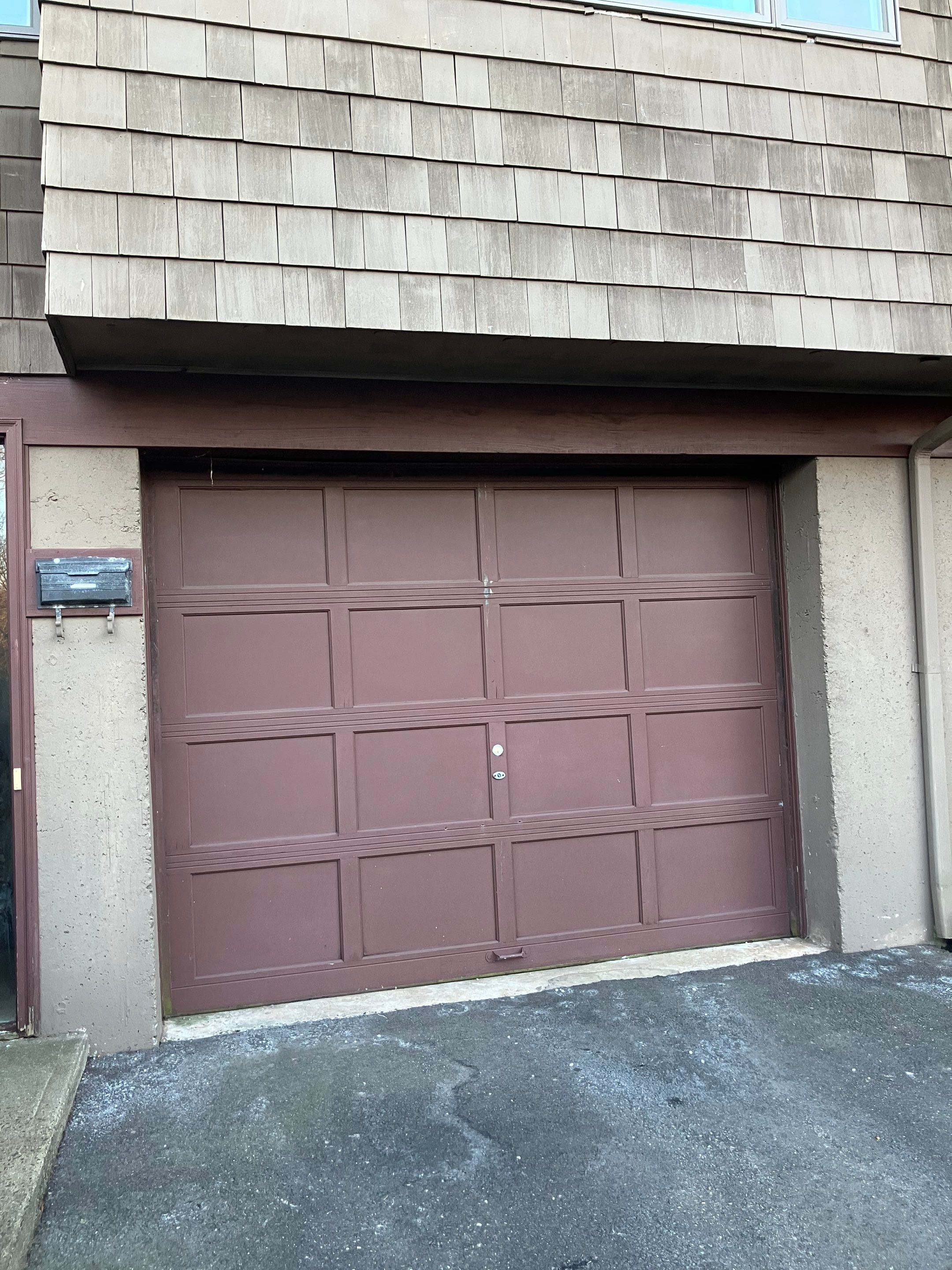Garage door Transformation  by DiGiorgi Roofing and Siding Inc
