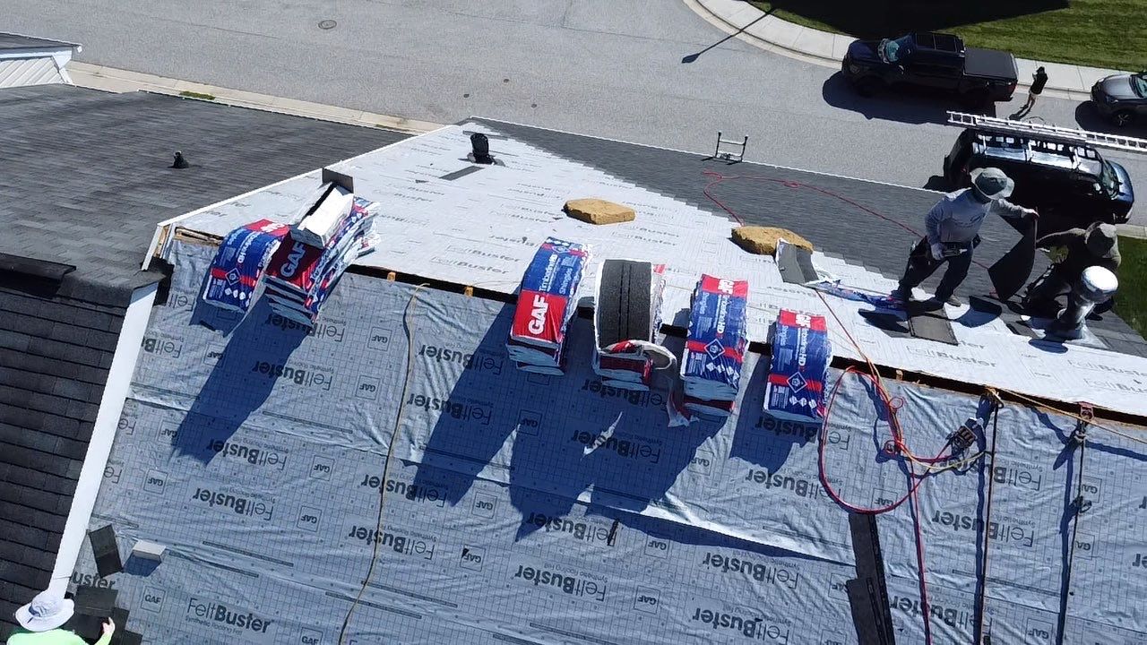 Residential Roofing Installation using GAF Timberline HDZ by Matter Roofing & Construction