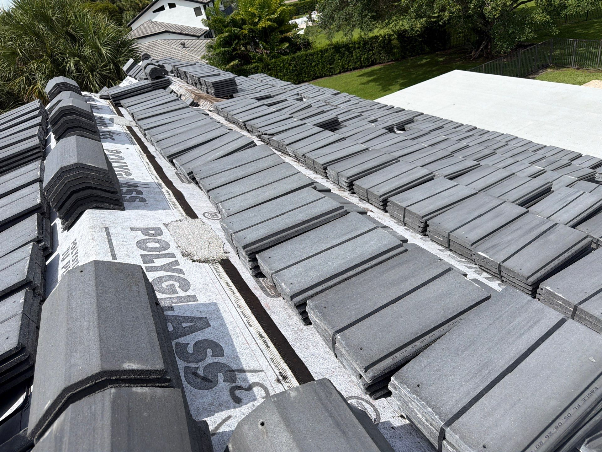 Residential Roofing Installation using Eagle Roofing Tile by BLUES BROTHERS ROOFING