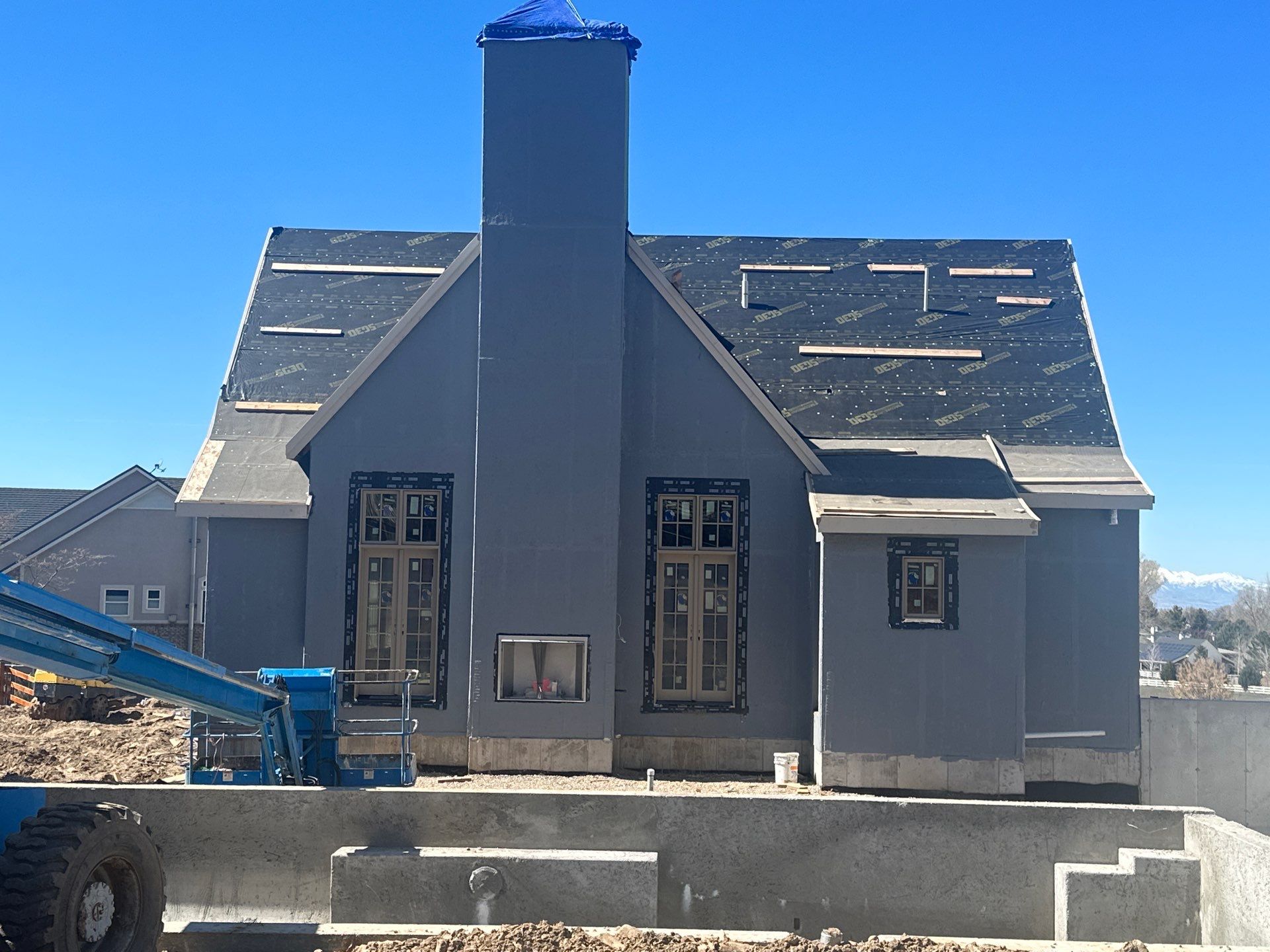 Project in Mapleton by Master Rain Gutters.