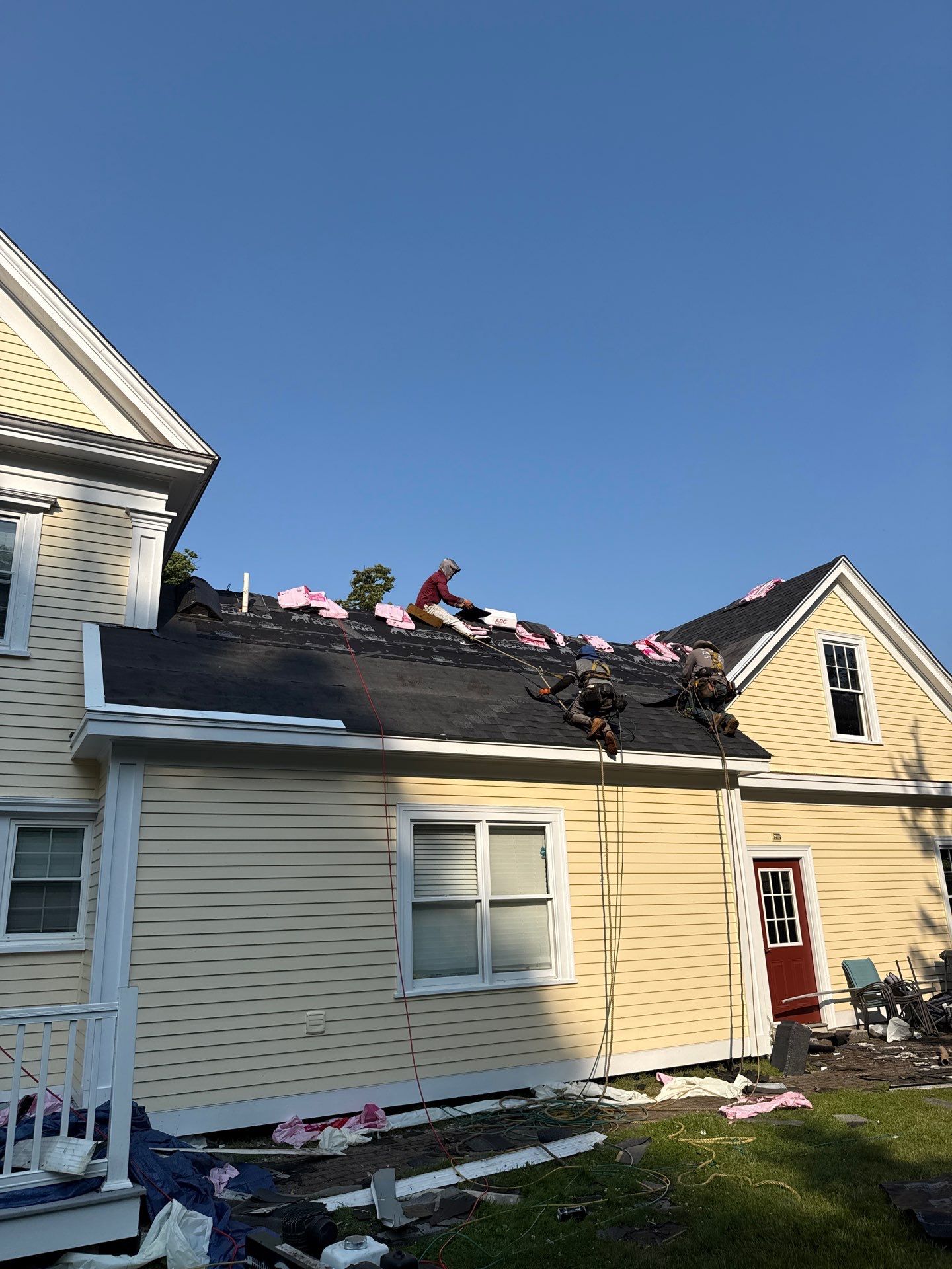 Full Roof Replacement & EPDM Restoration – North Andover, MA by Mighty Dog Roofing of Greater Middlesex County