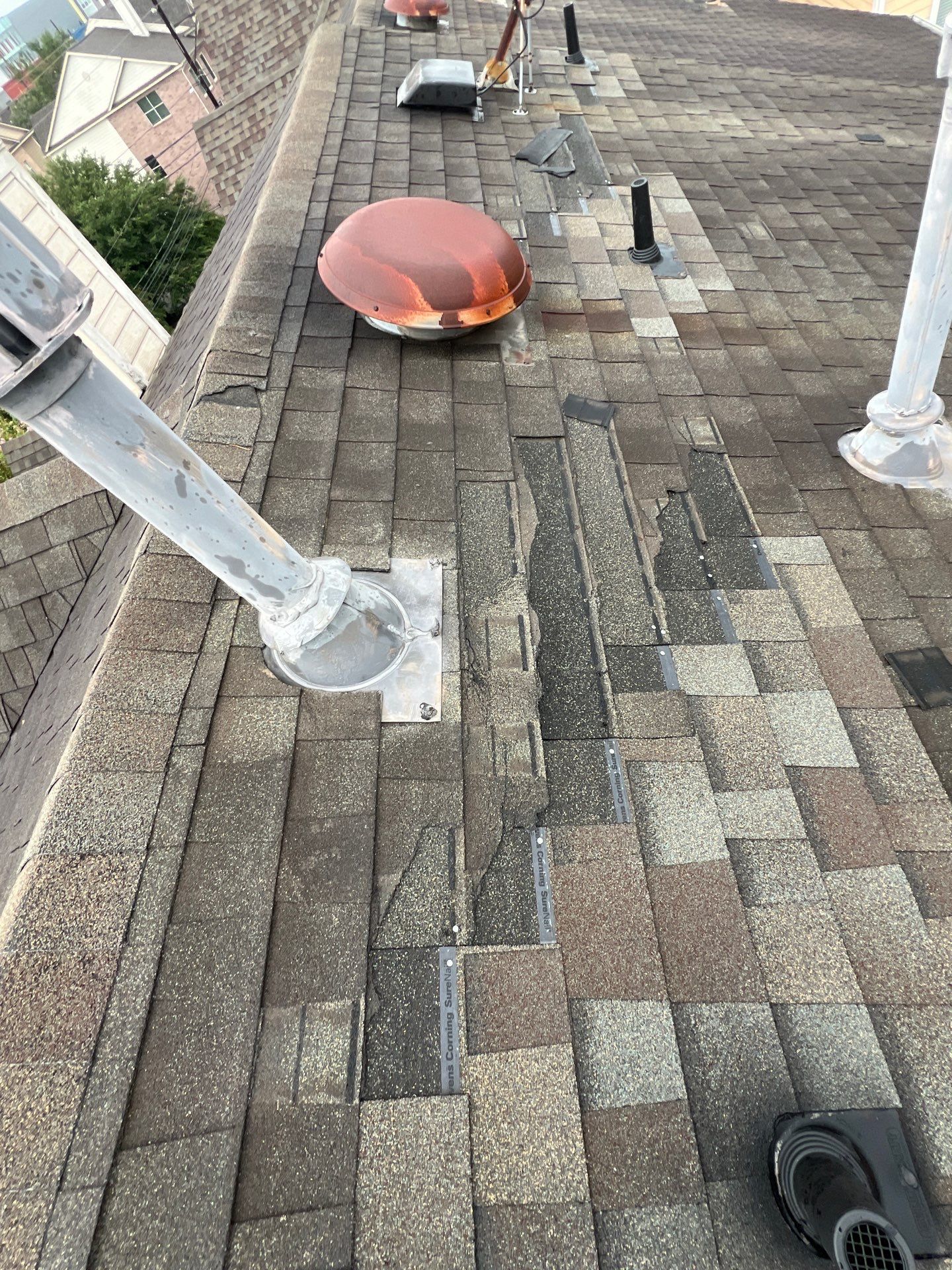Residential Roofing Repair using Owen's Corning Duration (Lifetime) Shingles by Roof Repair Company