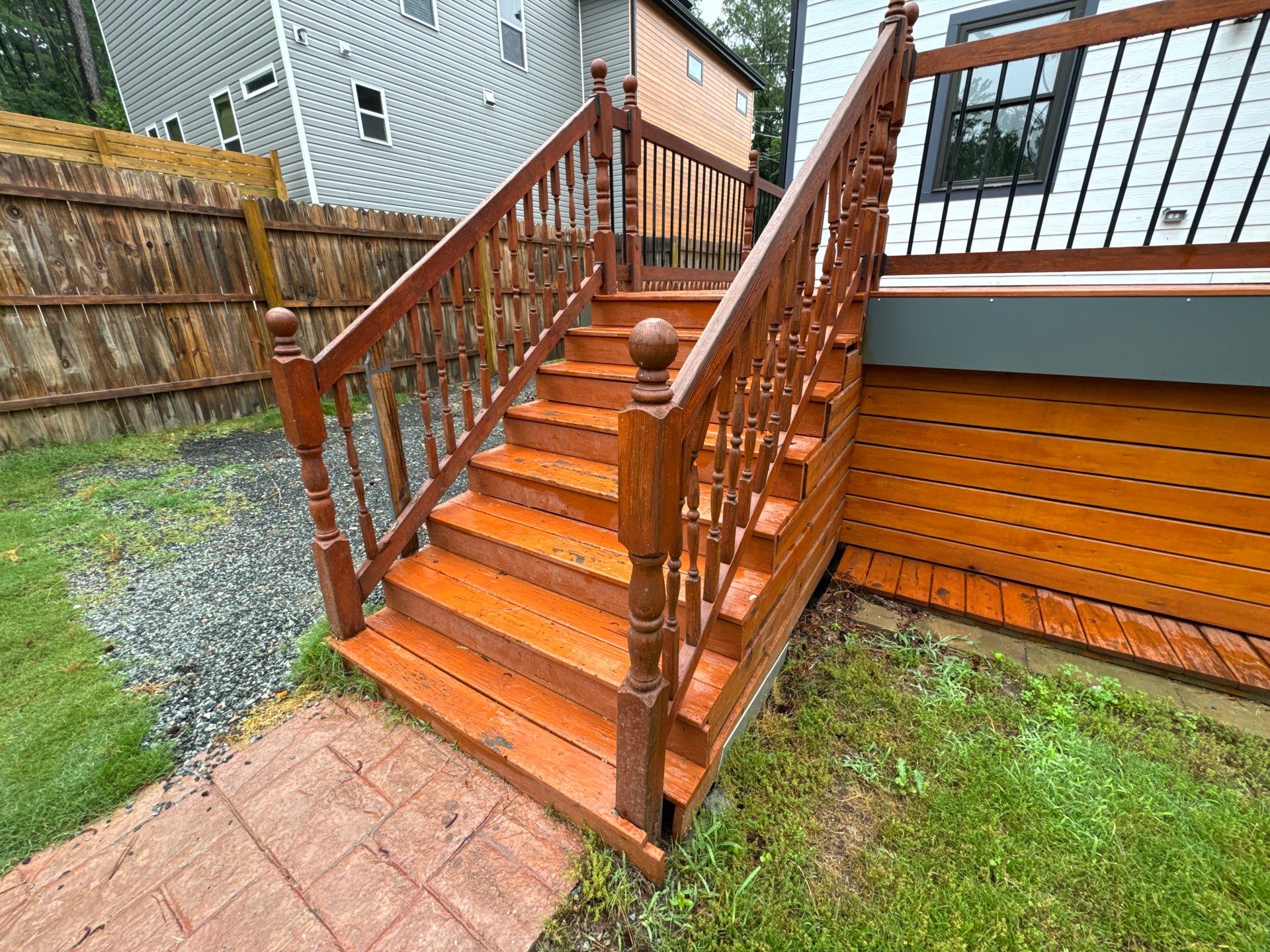 Interior Fresh Coat of paint & Deck stain by GonzalezPainters & Contractors Inc