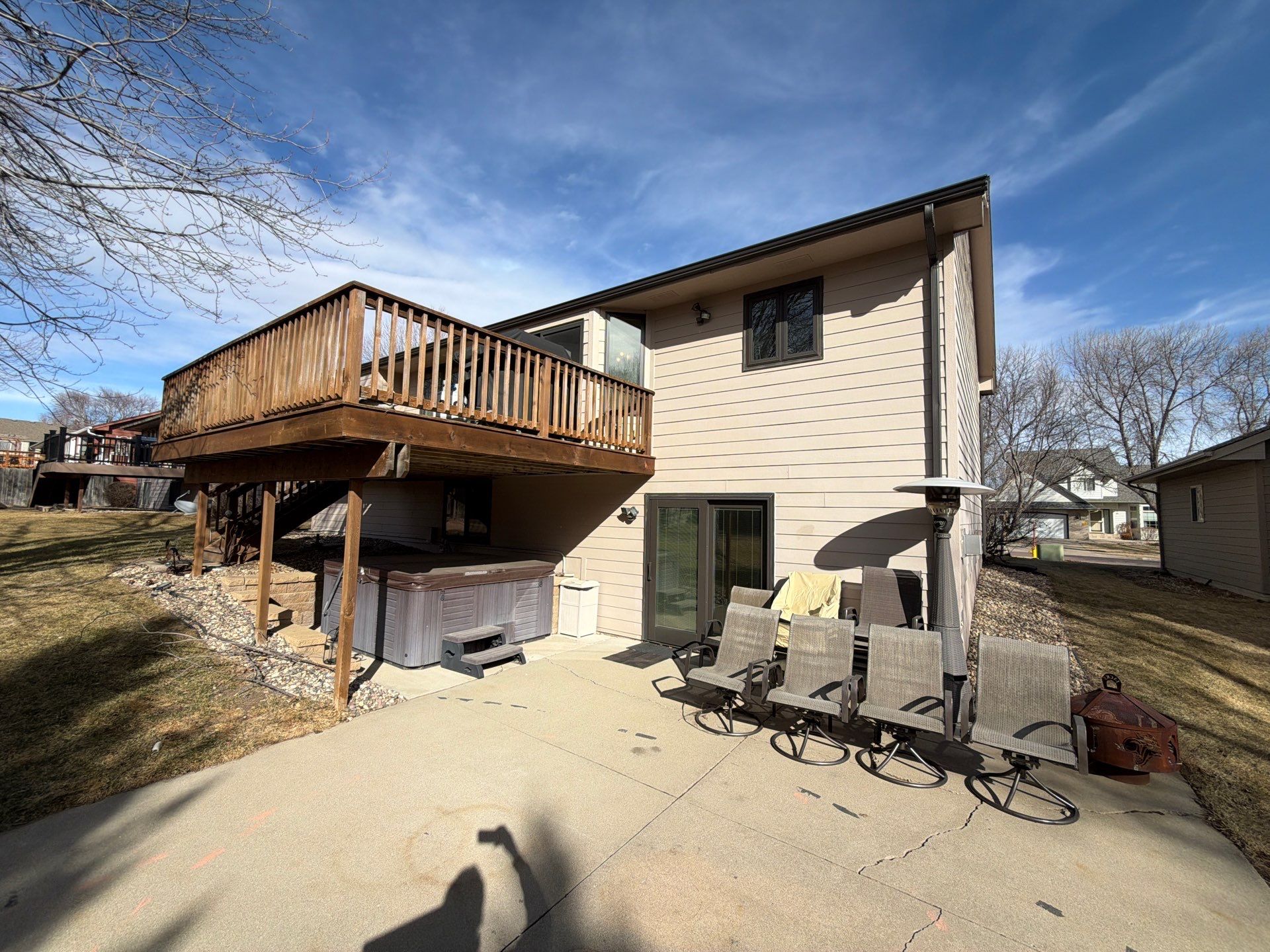 Residential Exterior Painting and Trim Restoration in Sioux Falls by Select Painting, Coatings & Garage Cabinets