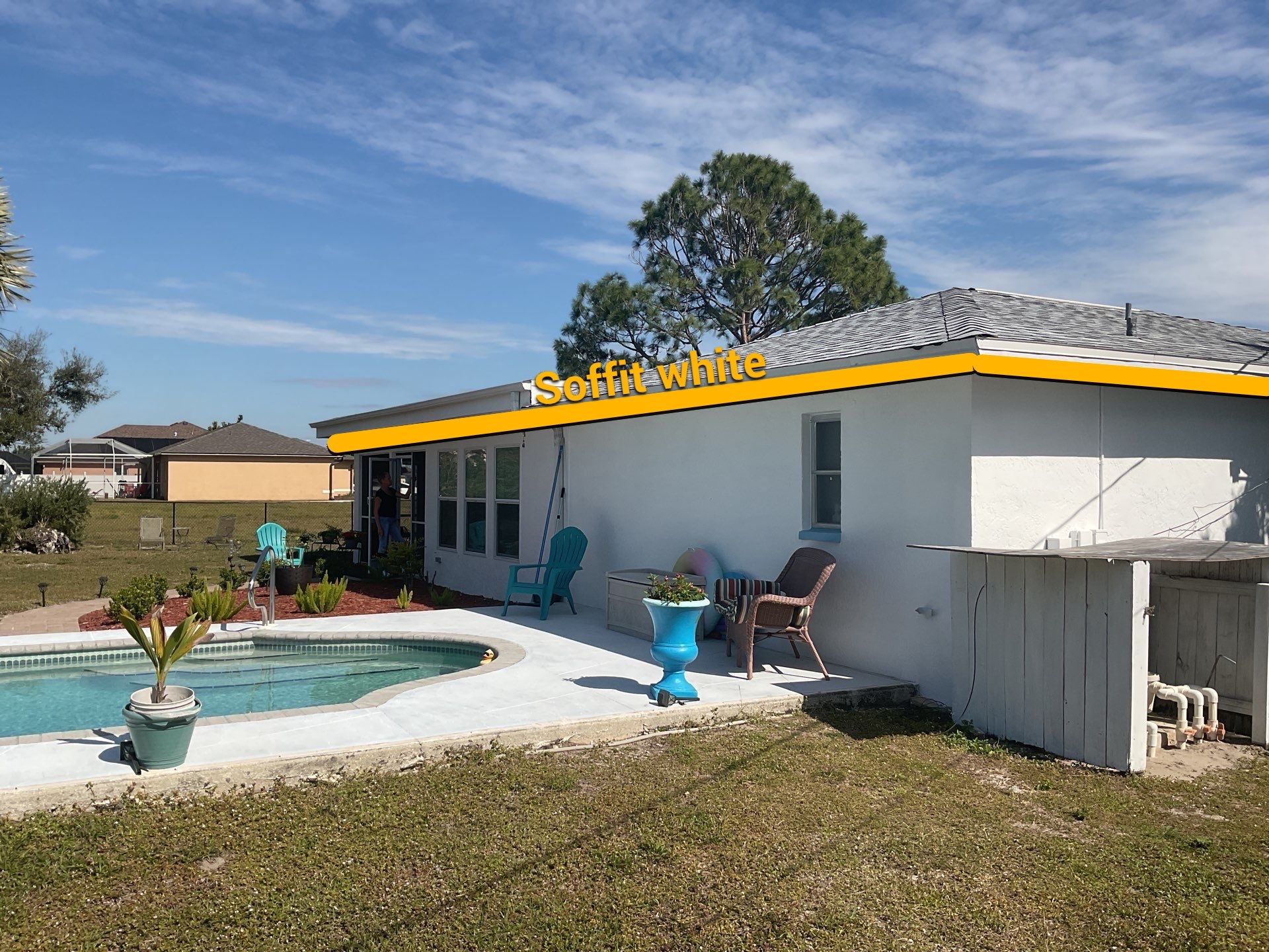 Soffit and Fascia Installation in Cape Coral FL by Gutter Professors