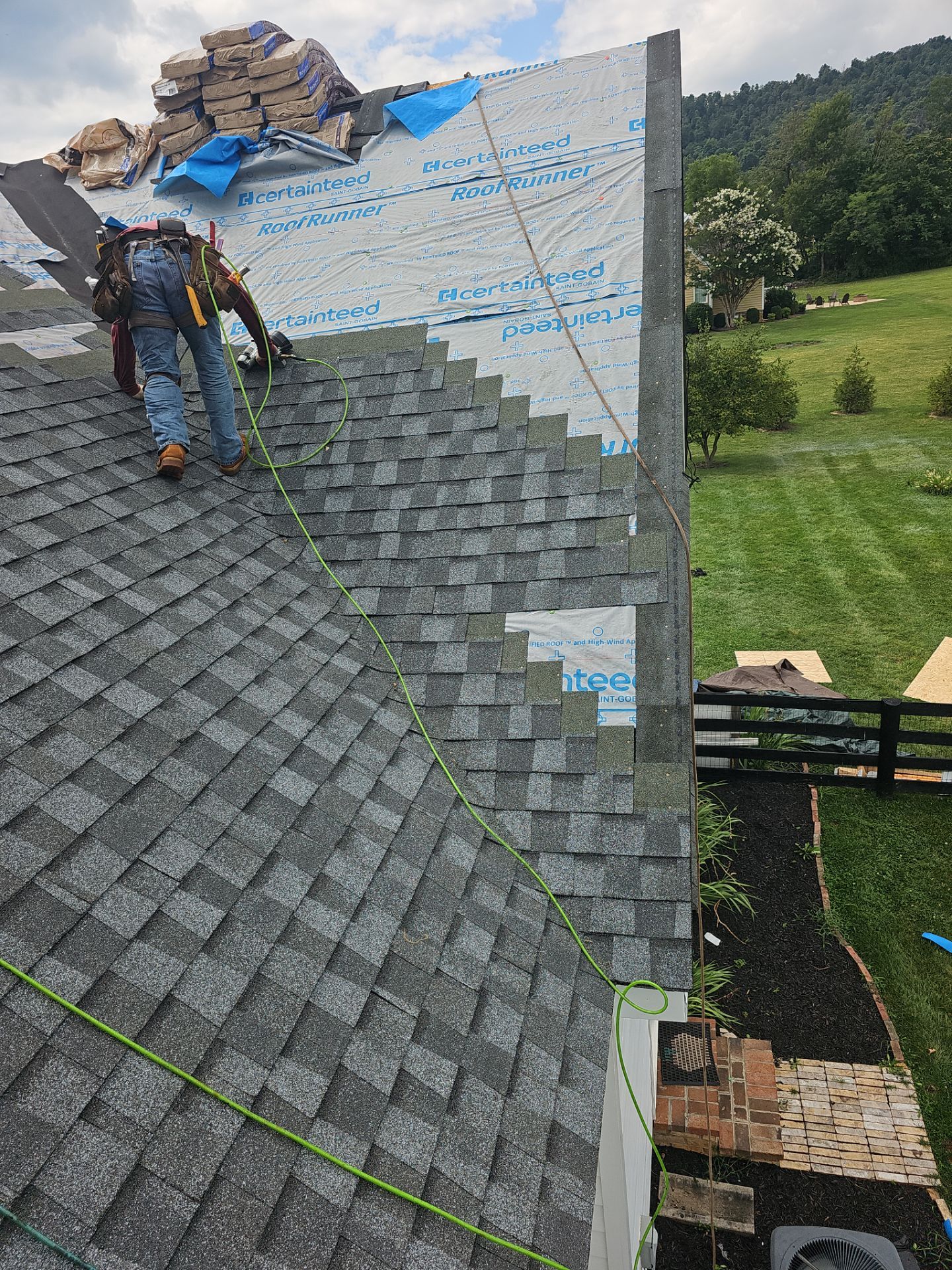 Roof Replacement - Asphalt and EPDM, Soffit, Gutters, Pine  by Winchester Roofing