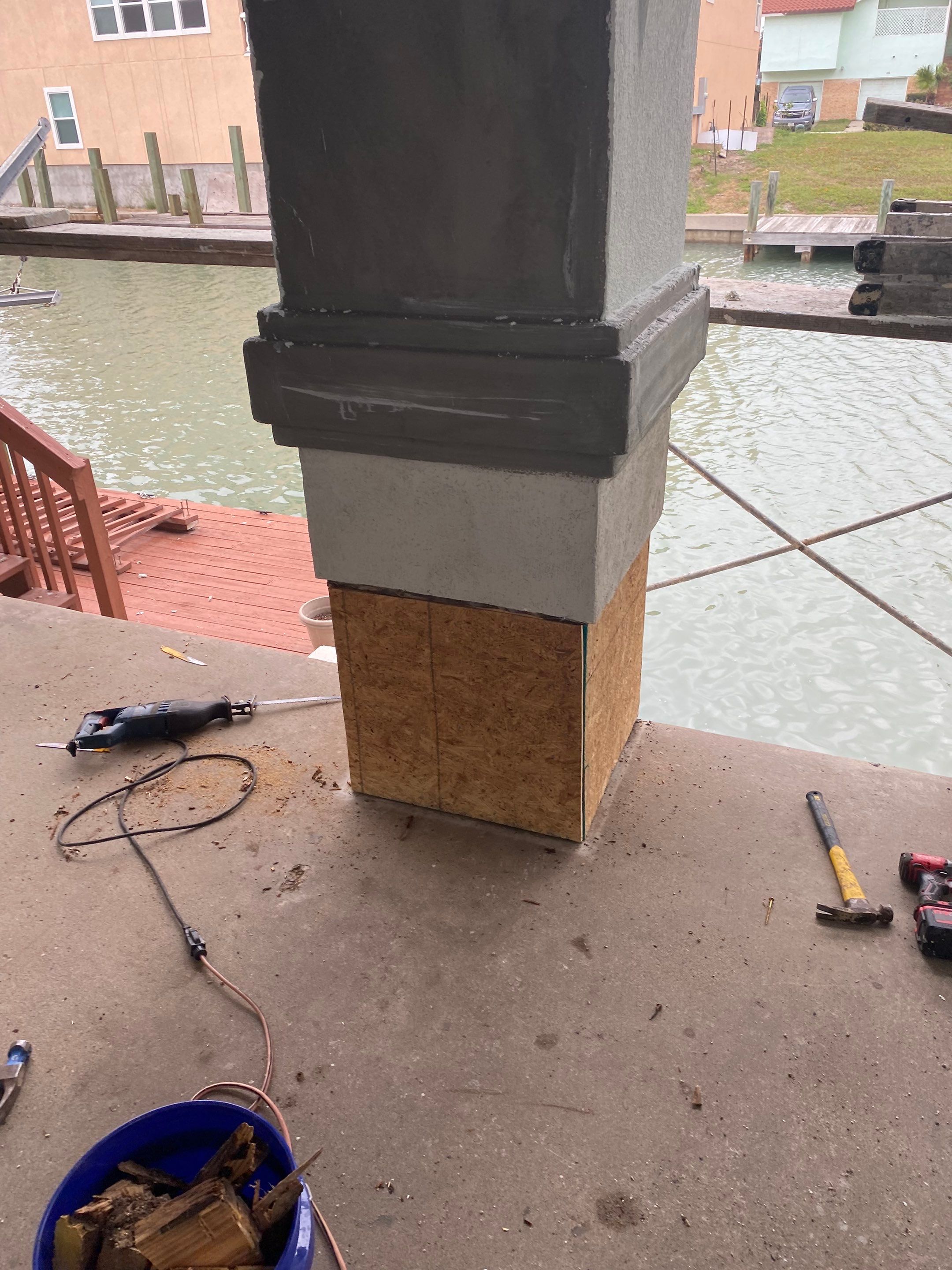 Waterfront Stucco Remastered by Bayfront Roofing and Construction
