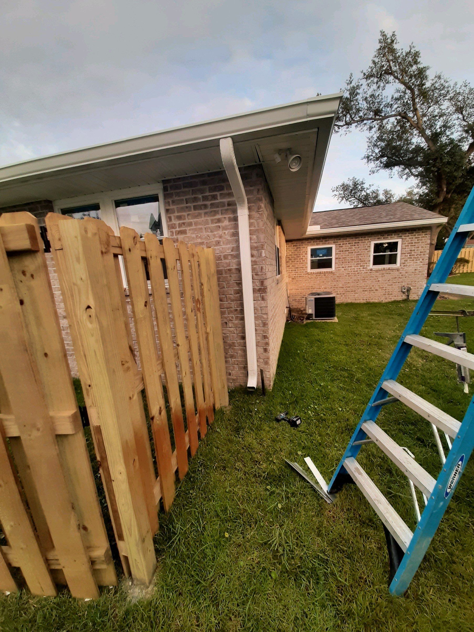 Seamless Gutter Installation using White K-Style Gutters by Gutter Professors