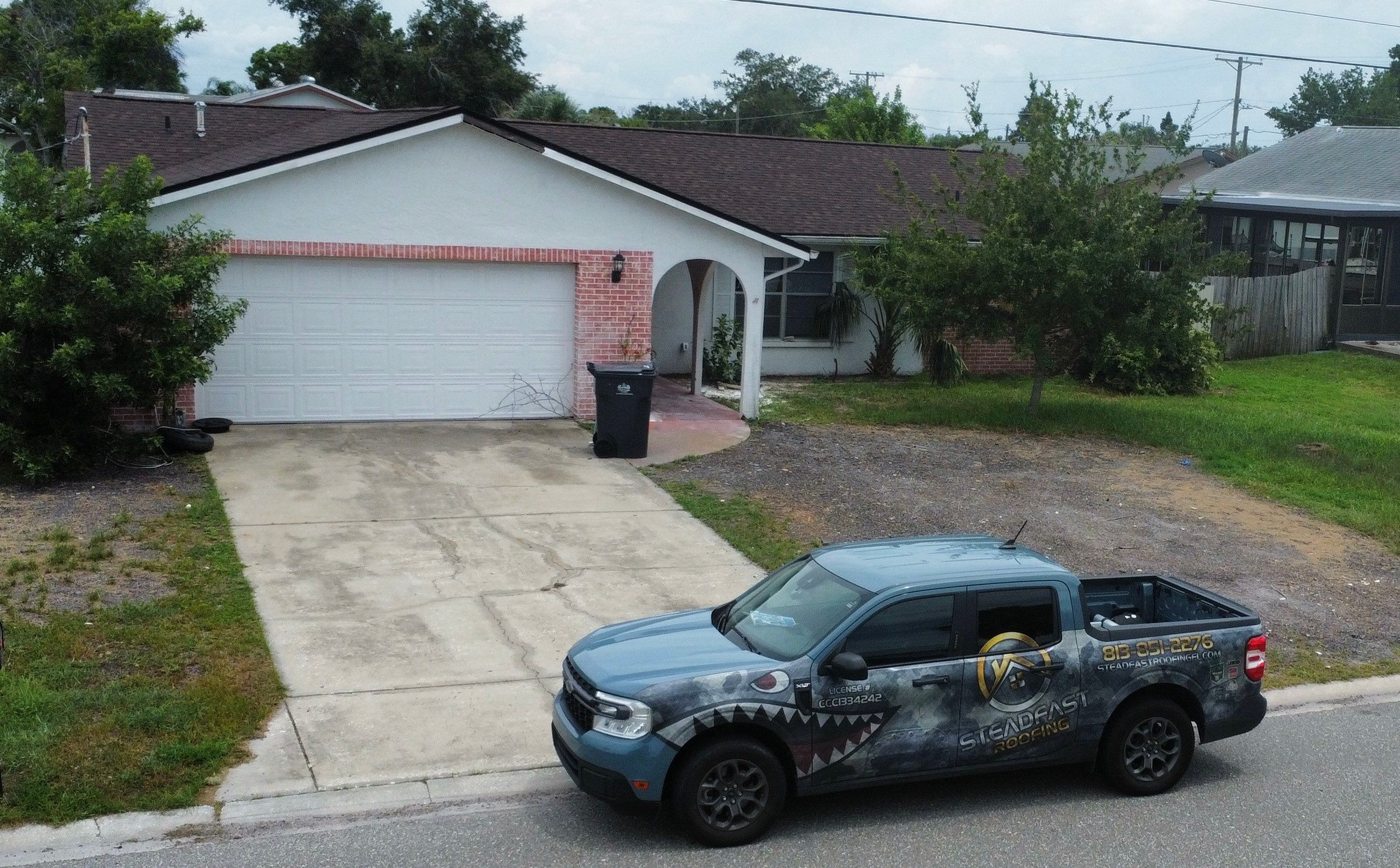 Roof Replacement in Apollo Beach, FL. by Steadfast Roofing