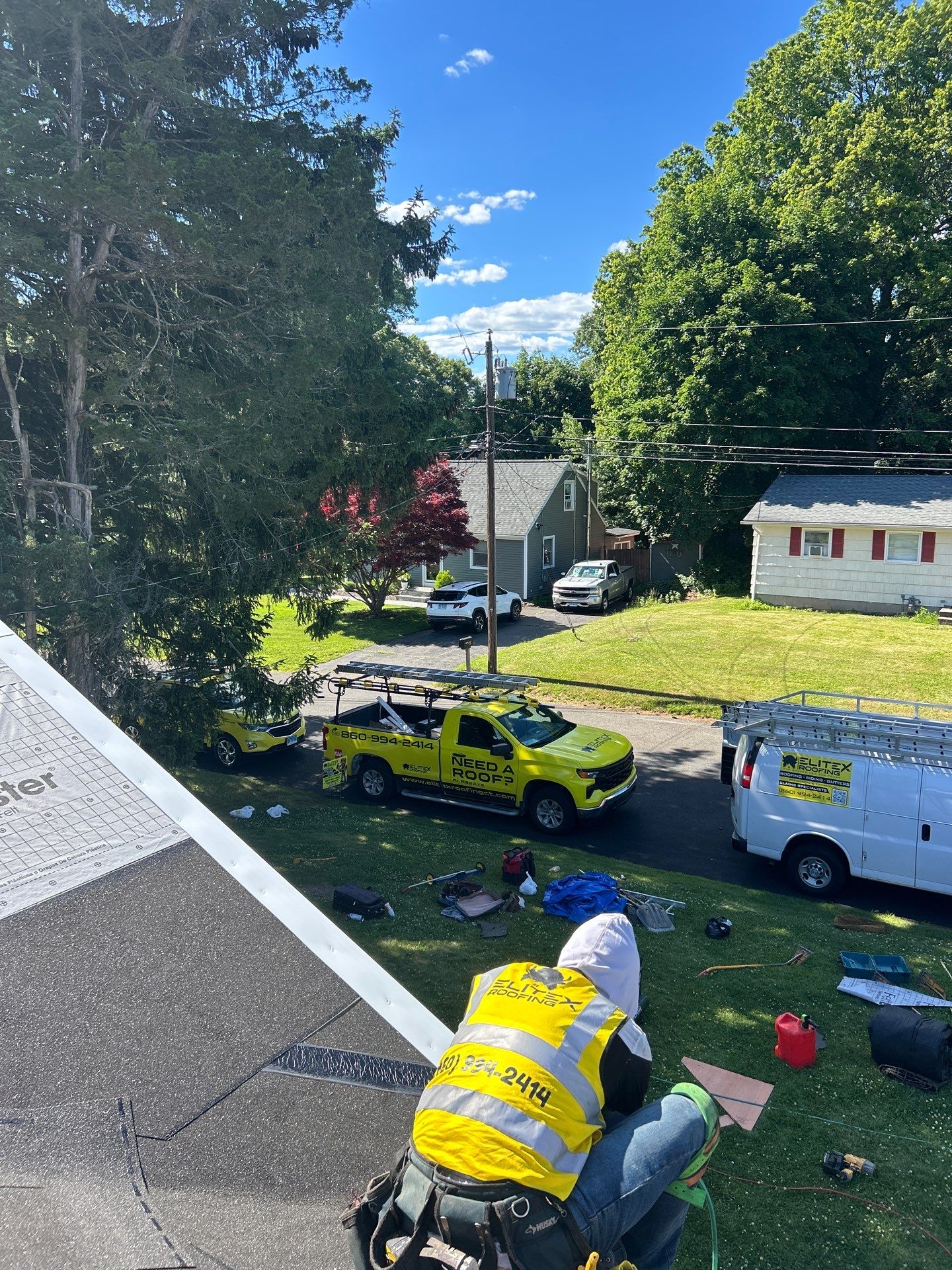 Project in Southington, CT by Elitex Roofing