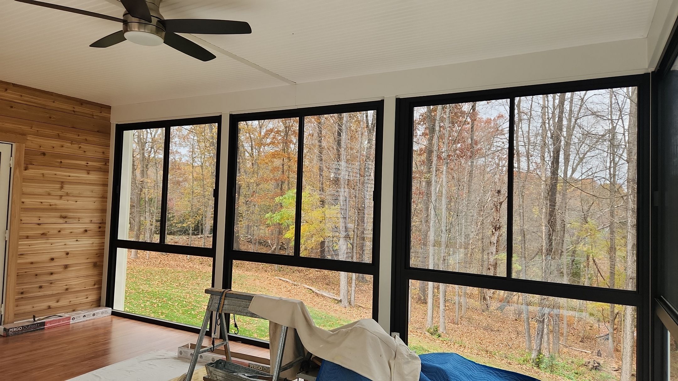 Summer Space Porch Enclosure by DiGiorgi Roofing and Siding Inc