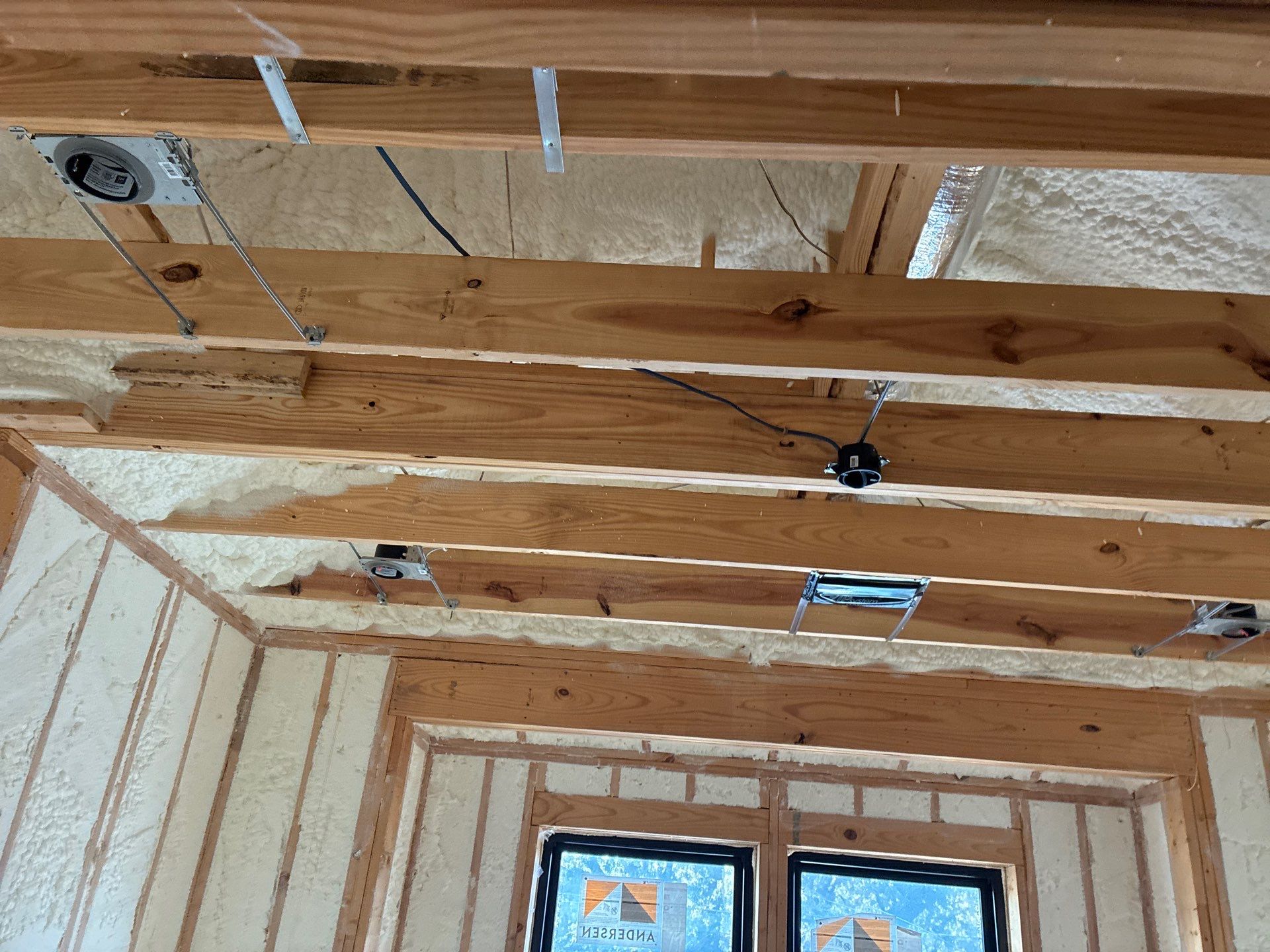 Fully encapsulated Dallas custom home  by Apex Insulation Solutions