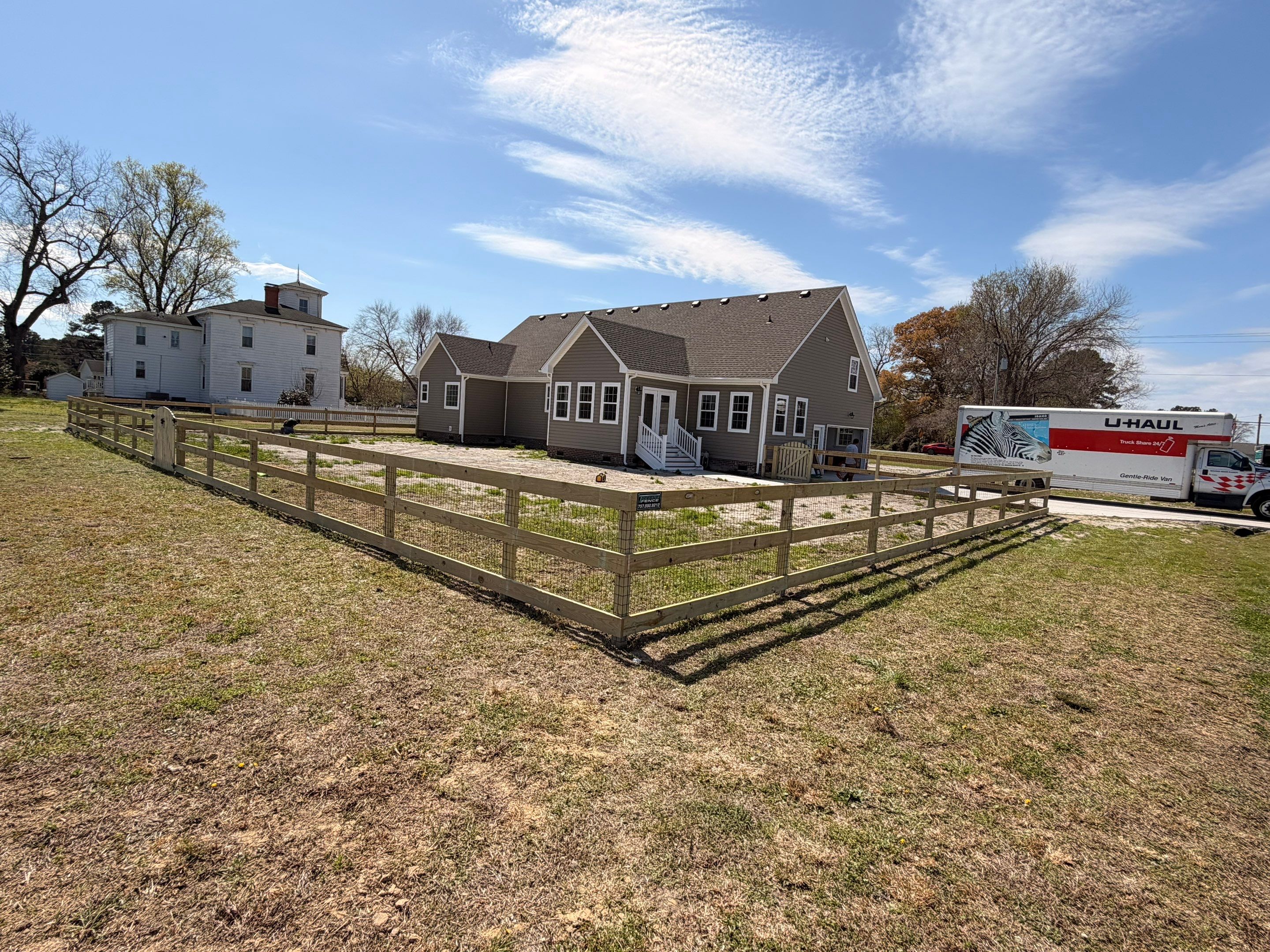 A Fence That Brings the Whole Yard Together by Tidewater Fence