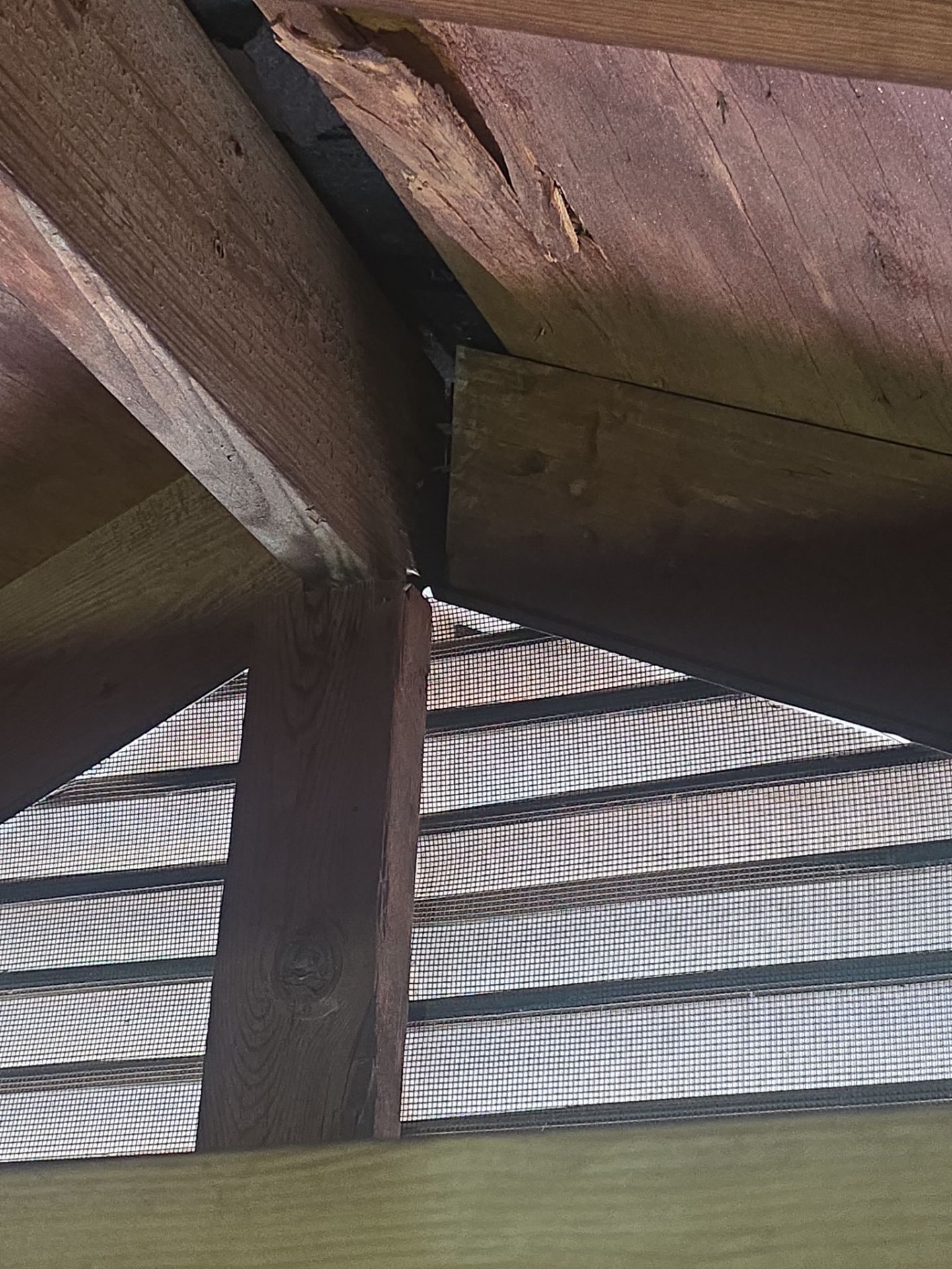 Structural and roof repairs with custom metal work by REPS Austin Area Roofer