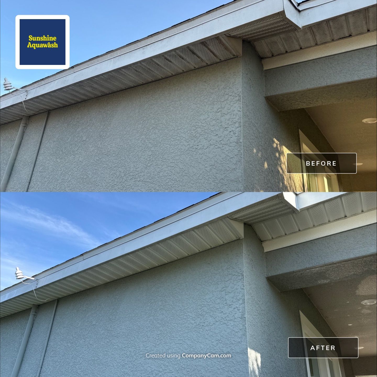 One-Story House Wash & Driveway Cleaning in Trevesta – Palmetto, FL by Sunshine AquaWash