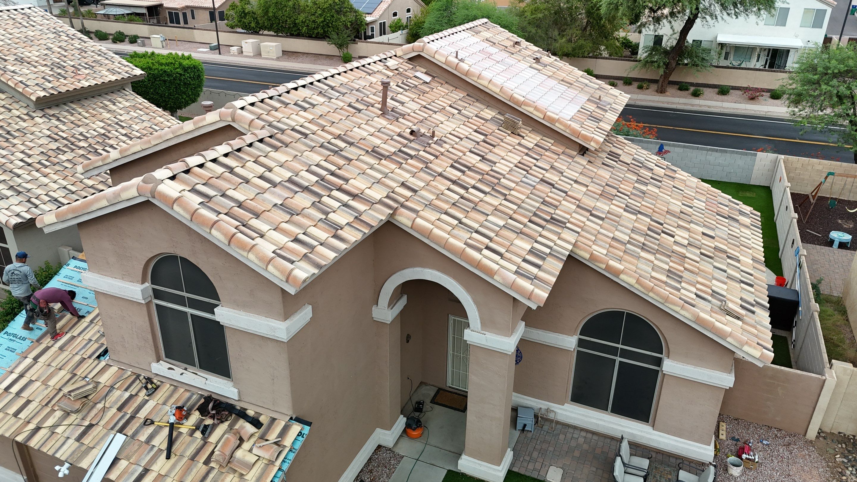 Project in Mesa, AZ by Saint Roofing