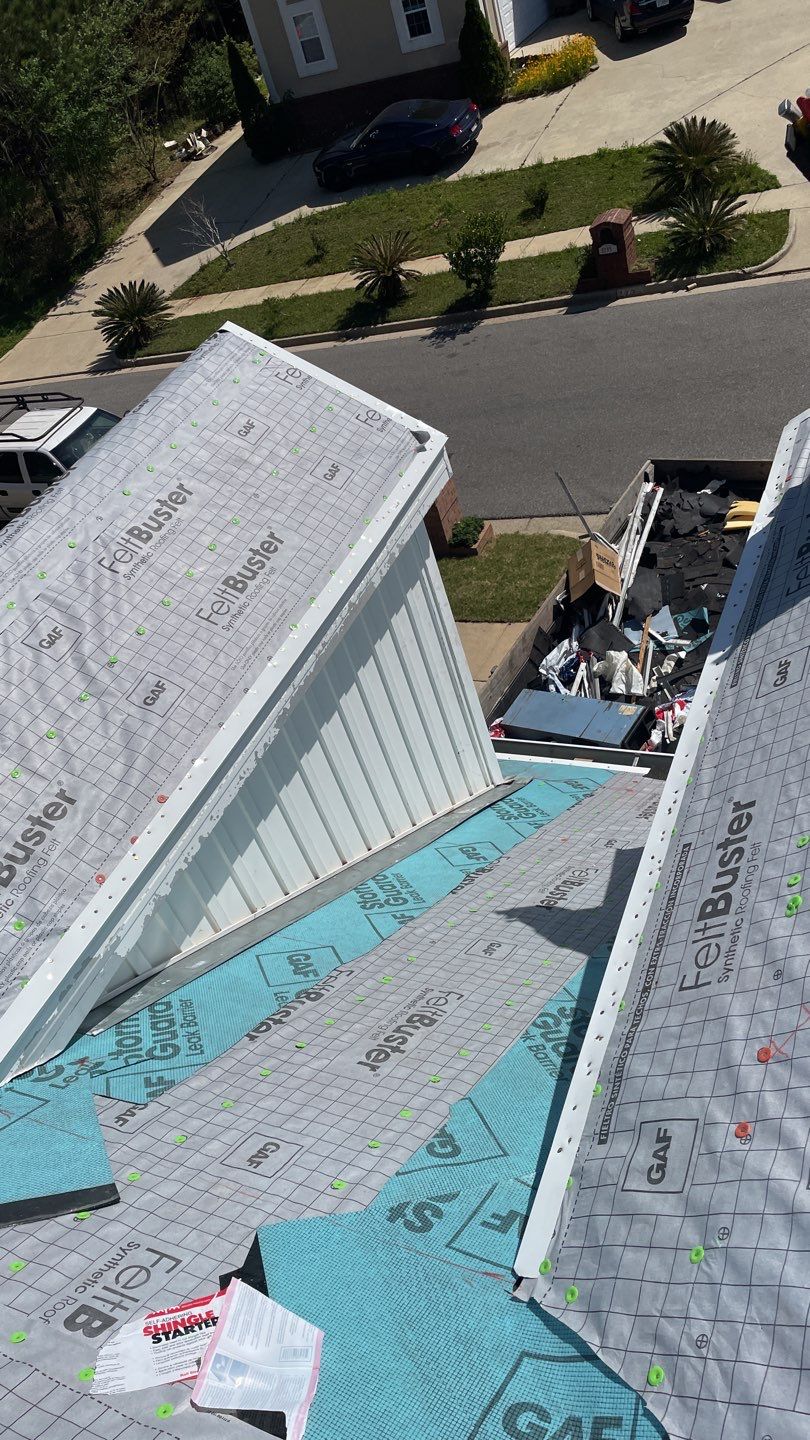 Residential Roofing Installation using Roof Replacement by American Roofing & Construction LLC