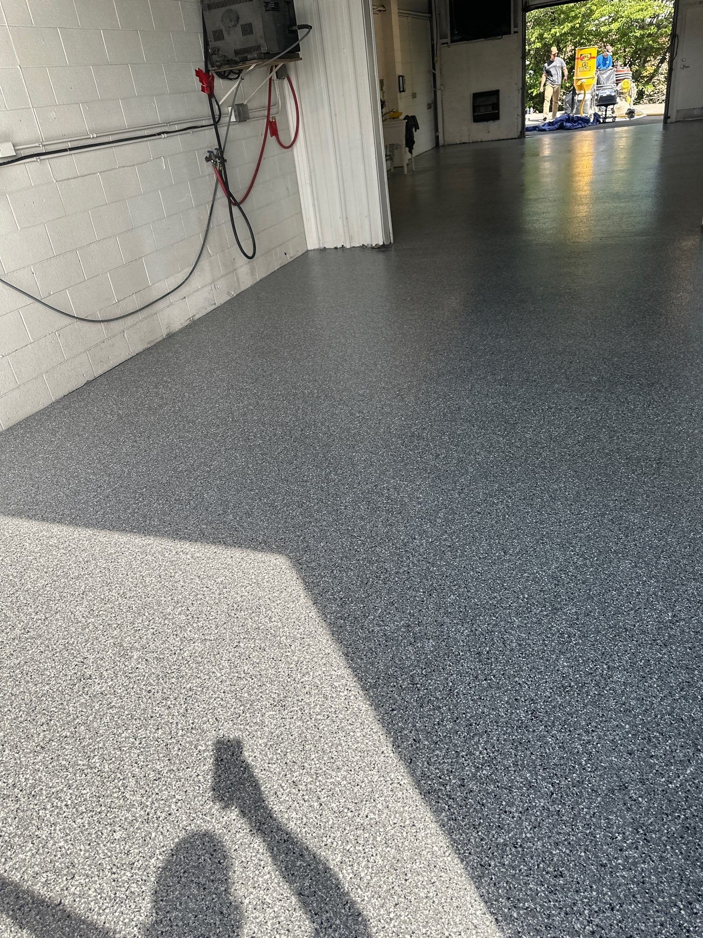 Commercial Floor Coating using Wombat by My Garage Floor Guys