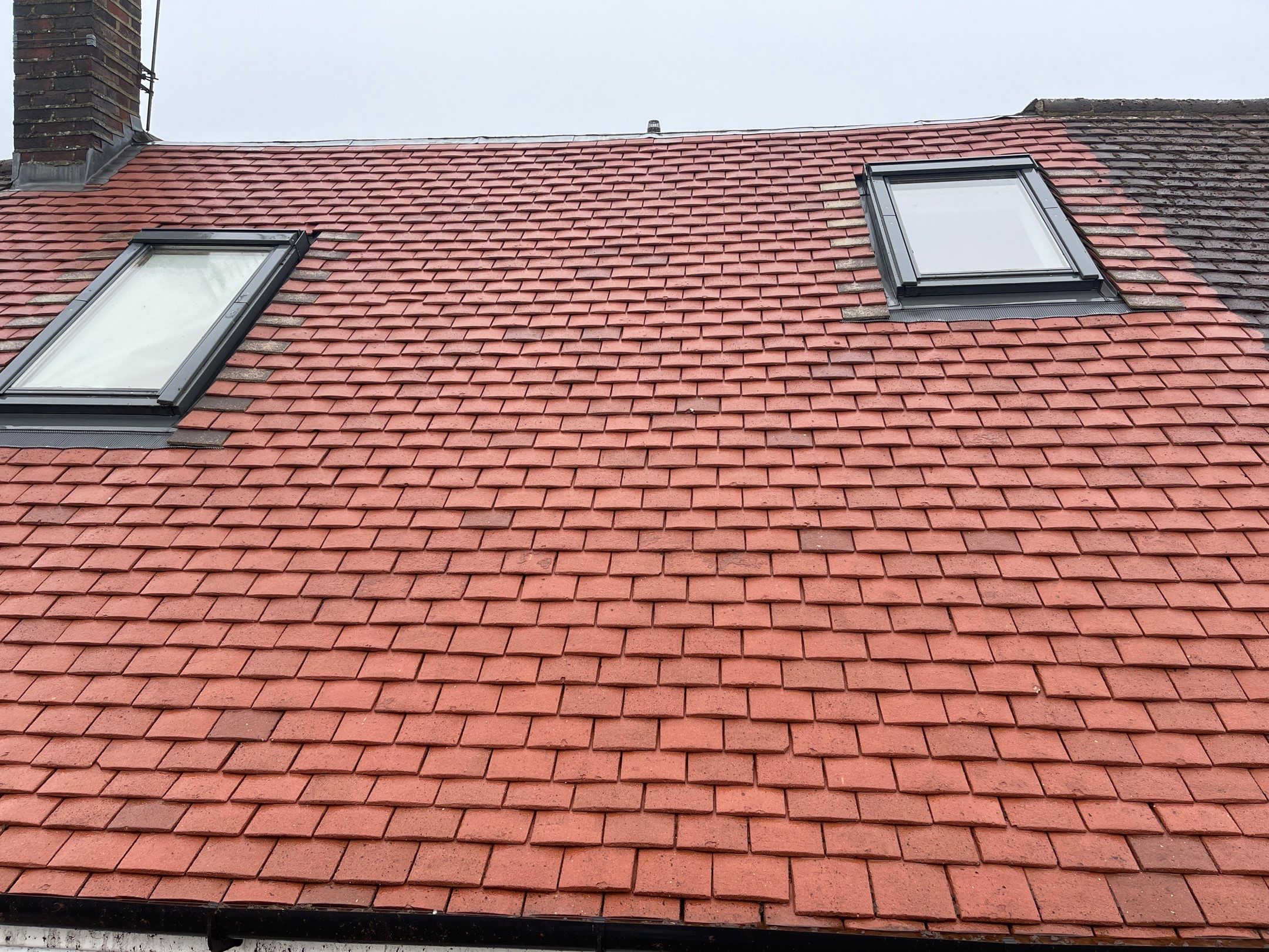 Roof Clean and Biocide Treatment using Honda 15lpm Low Pressure Washing Machine by Ges Exterior Cleaning ltd