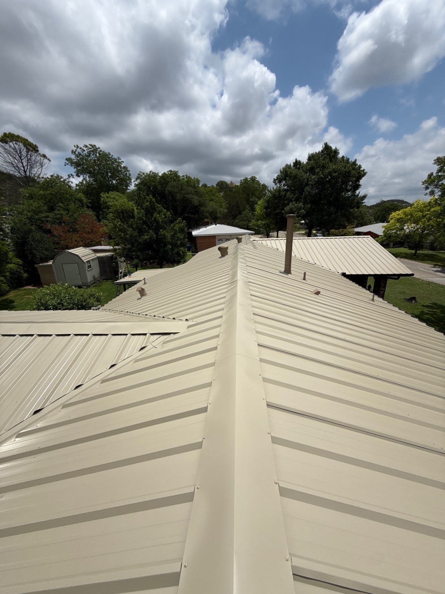 Residential Metal Roof Replacement and Custom Fascia Repair in Kerrville by Rich the Roofer LLC