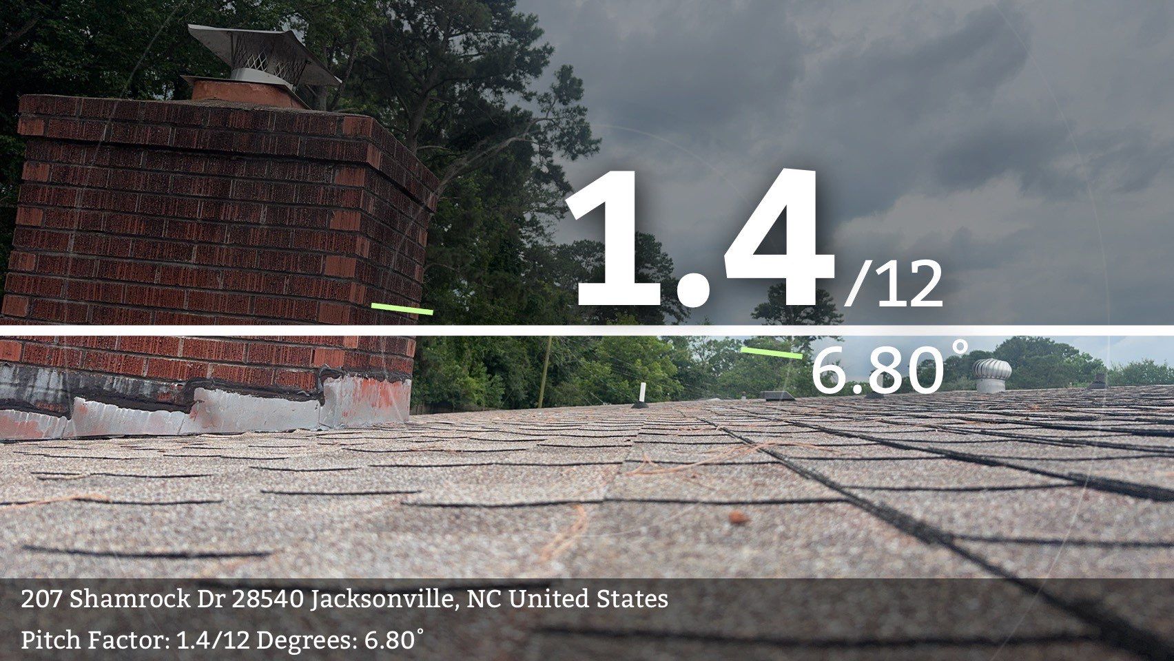 Comprehensive Asphalt Shingle Roof Inspection and Damage Assessment in Jacksonville by North Carolina Roofs