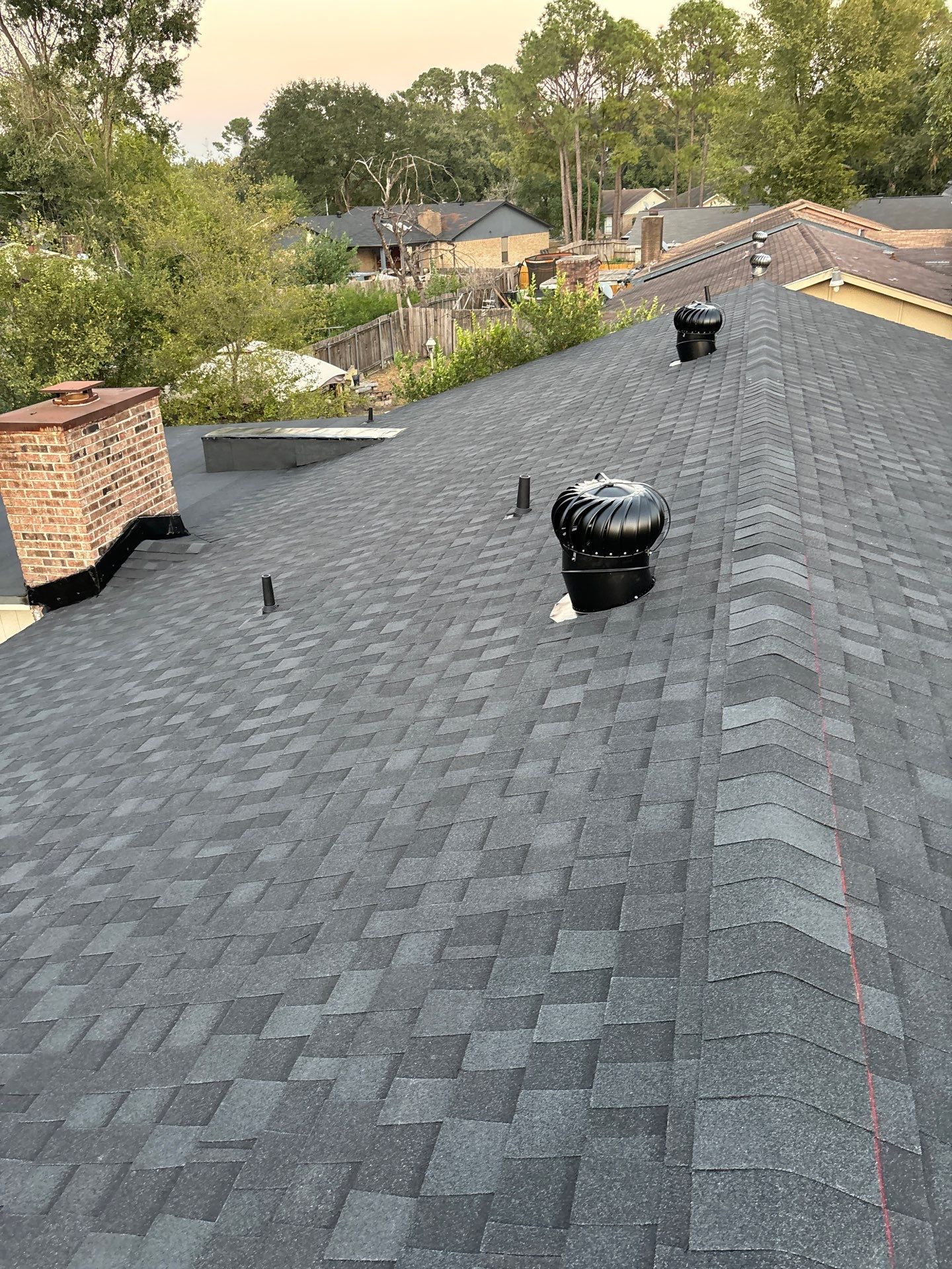 Residential Roofing Installation using Owen's Corning Duration (Lifetime) Shingles by Roof Repair Company
