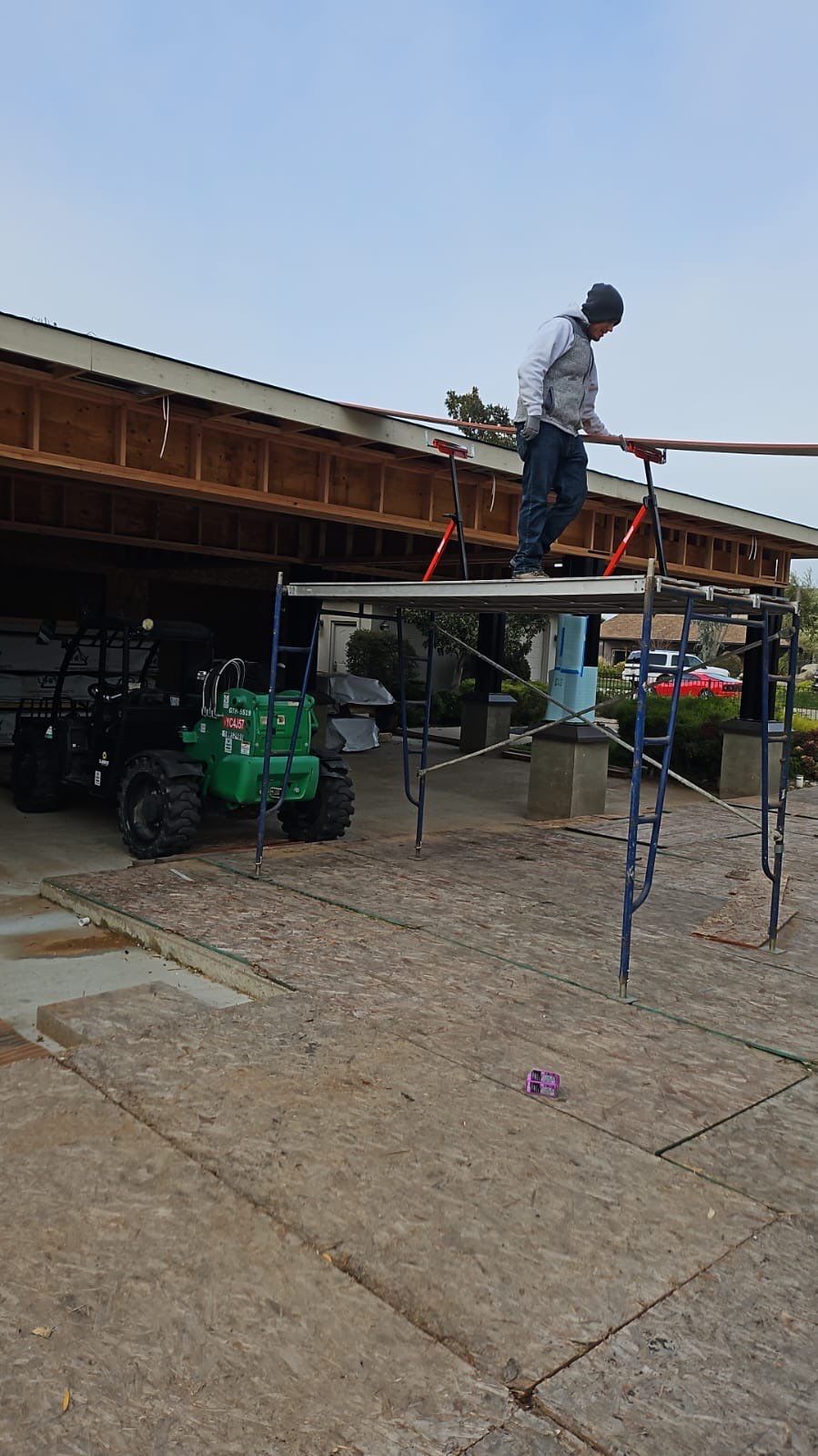 Tile, Metal, and TPO roofing project (new construction) by Straight Edge Roofing Inc