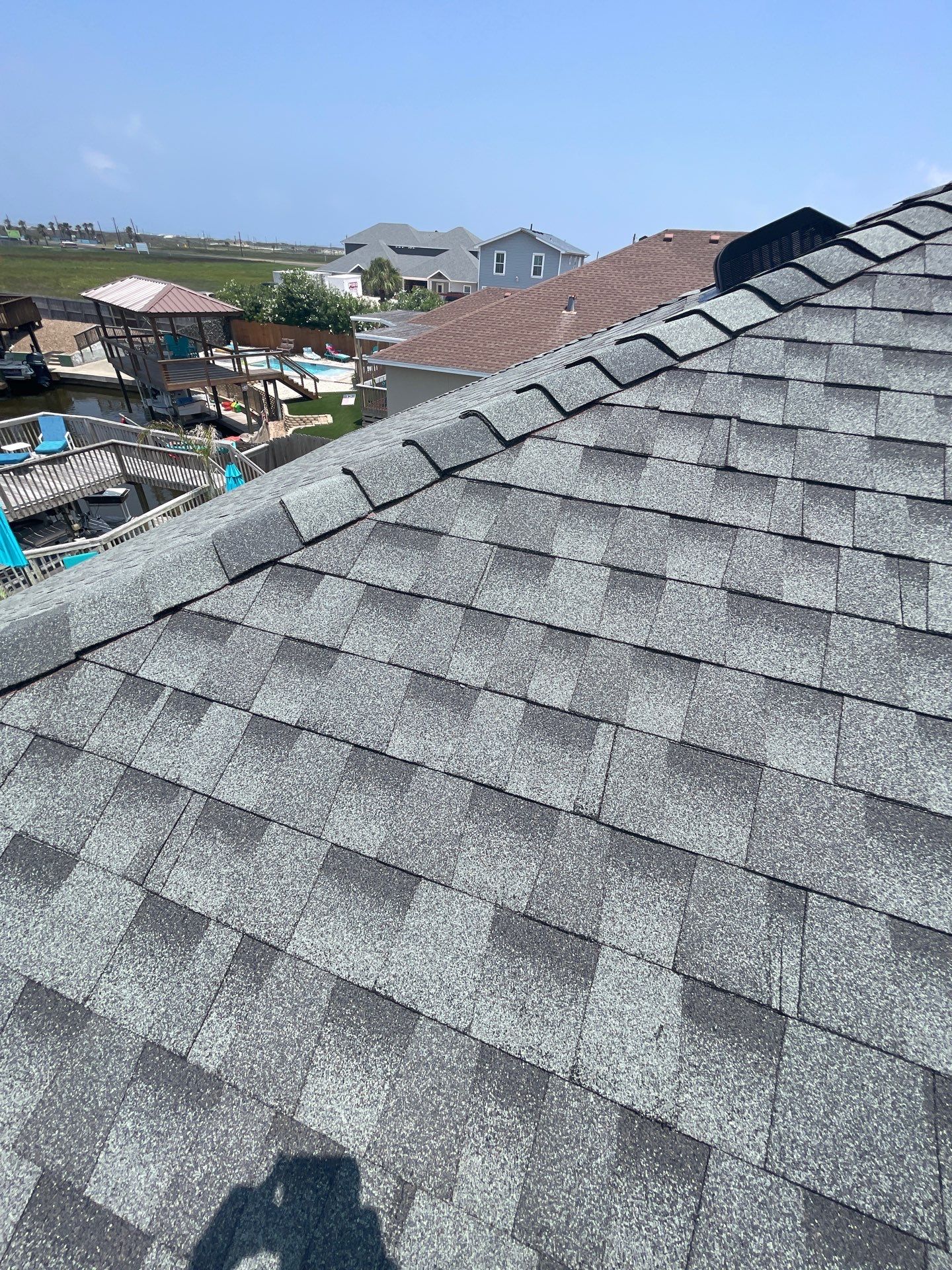 Residential Roofing Installation using GAF HDZ Slate by Lighthouse Roofing