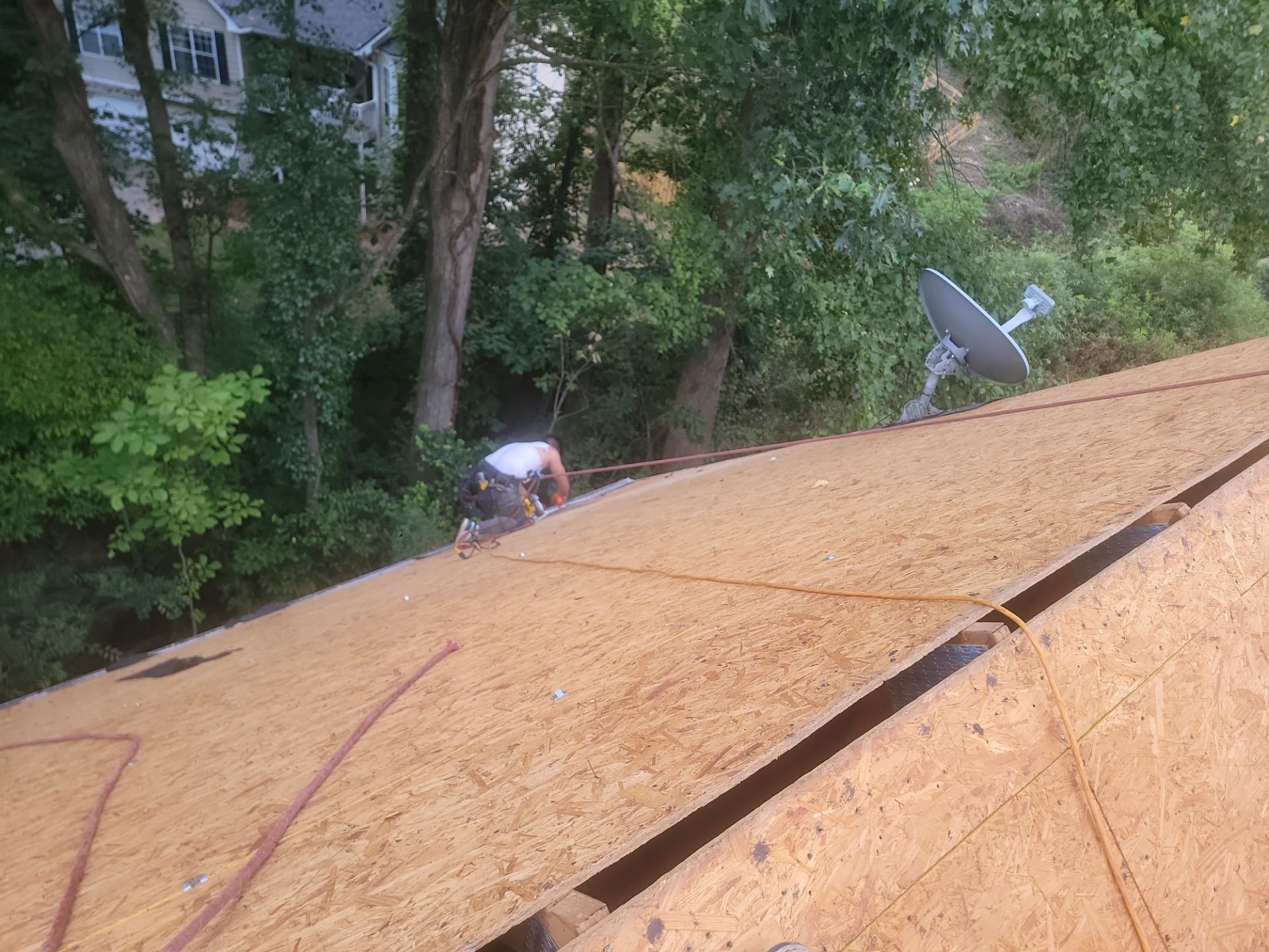 Residential Roof Replacement using Owens Corning Onyx Black by Inspector Roofing and Restoration