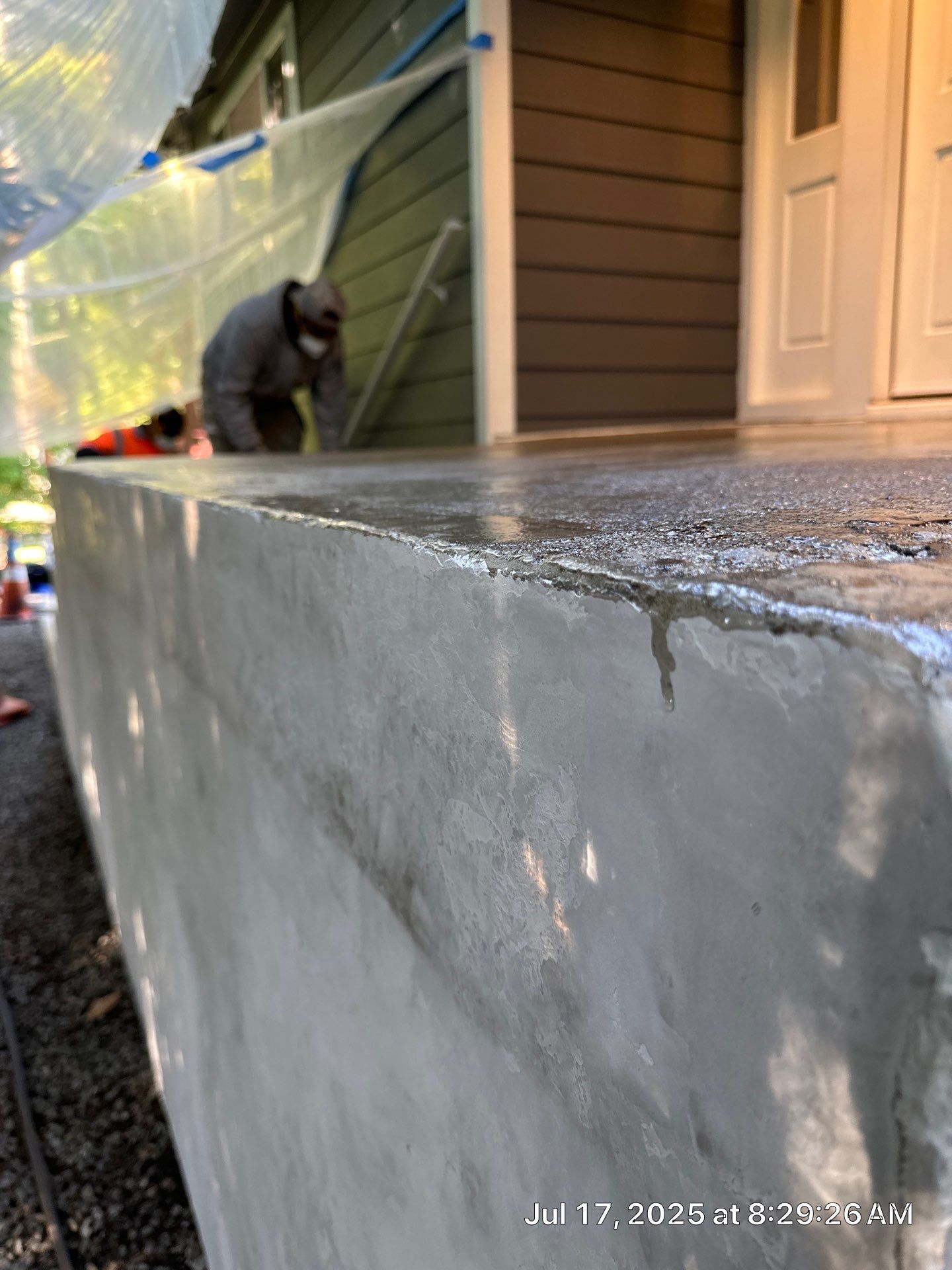 Epoxy Stairs & Sealcoat Driveway Application by Jireh Asphalt & Concrete Inc 