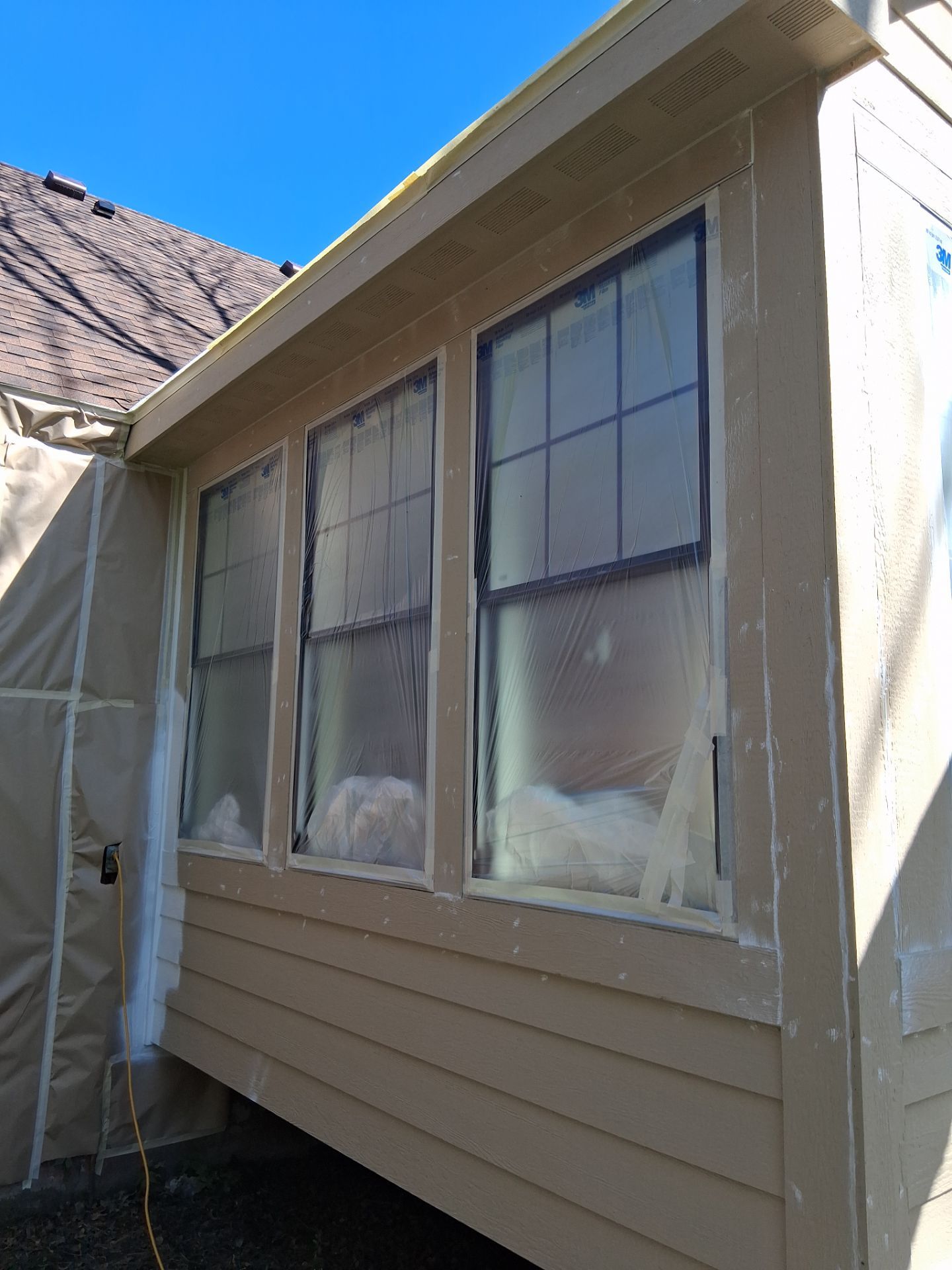 New 4 season room interior & exterior painting by Midwest Paint LLC
