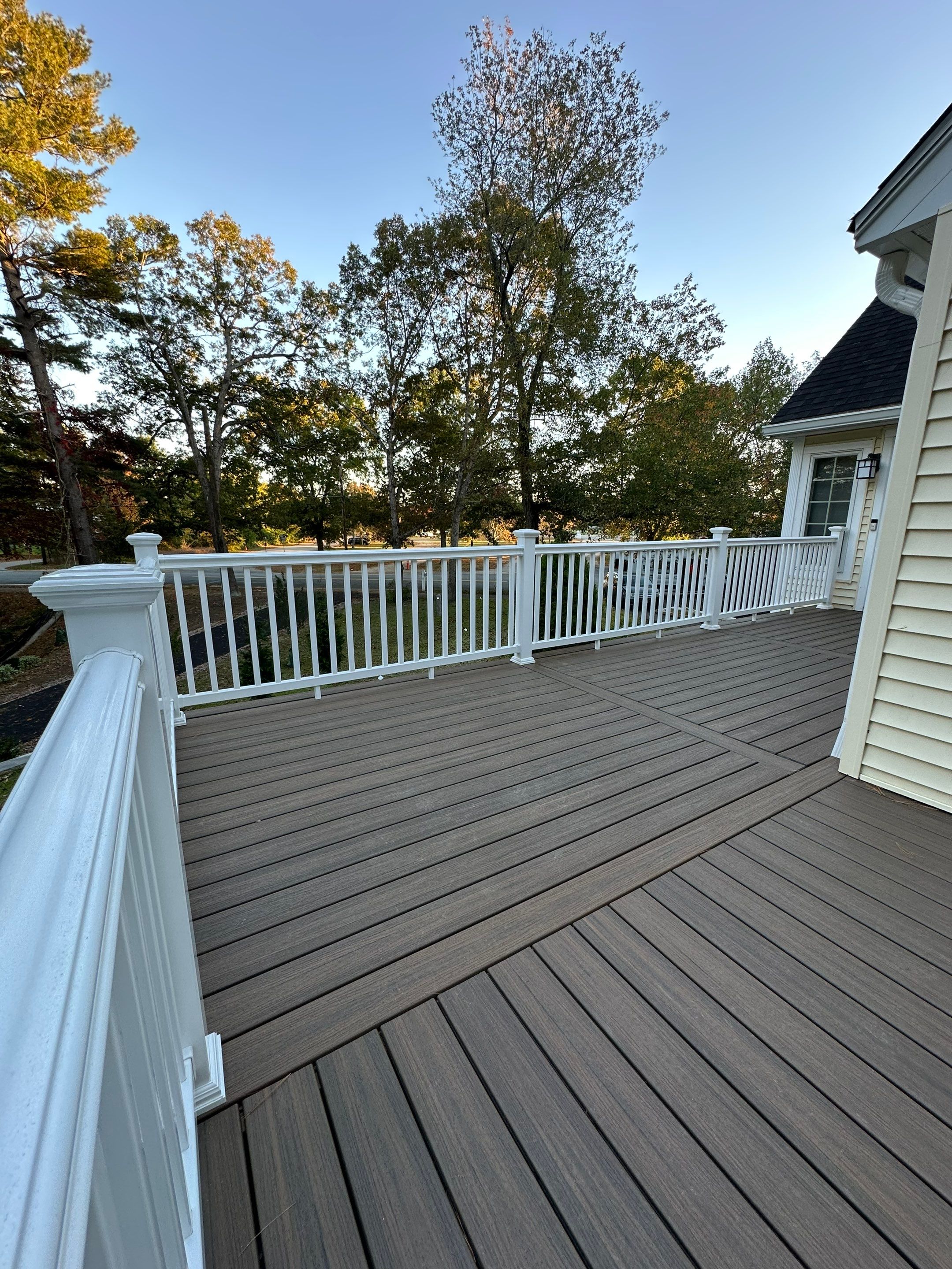 New Deck buit in Medfield MA by UBrothers Construction