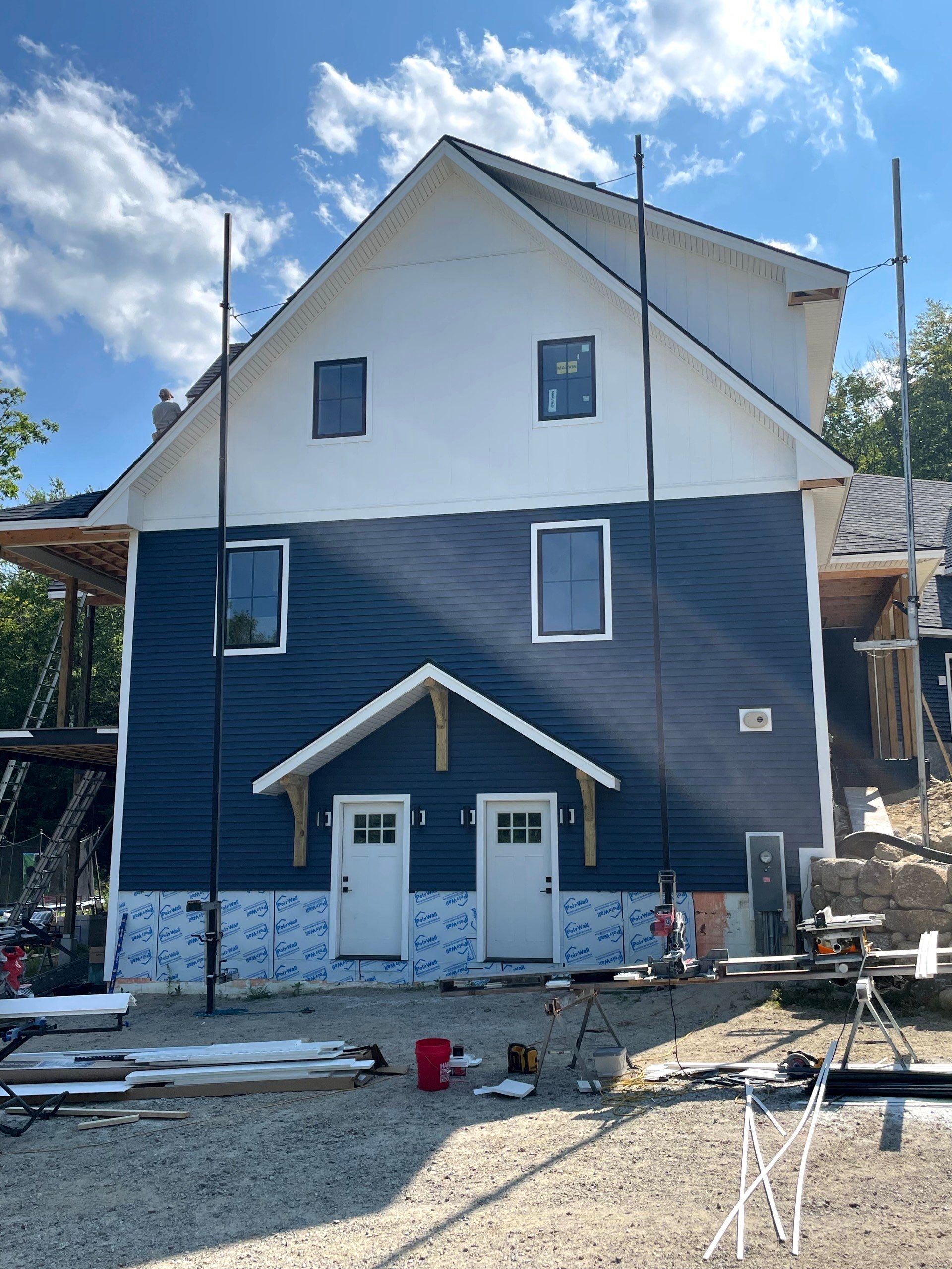 Siding Project in Antrim, NH (UPDATE) by Tall pine roofing