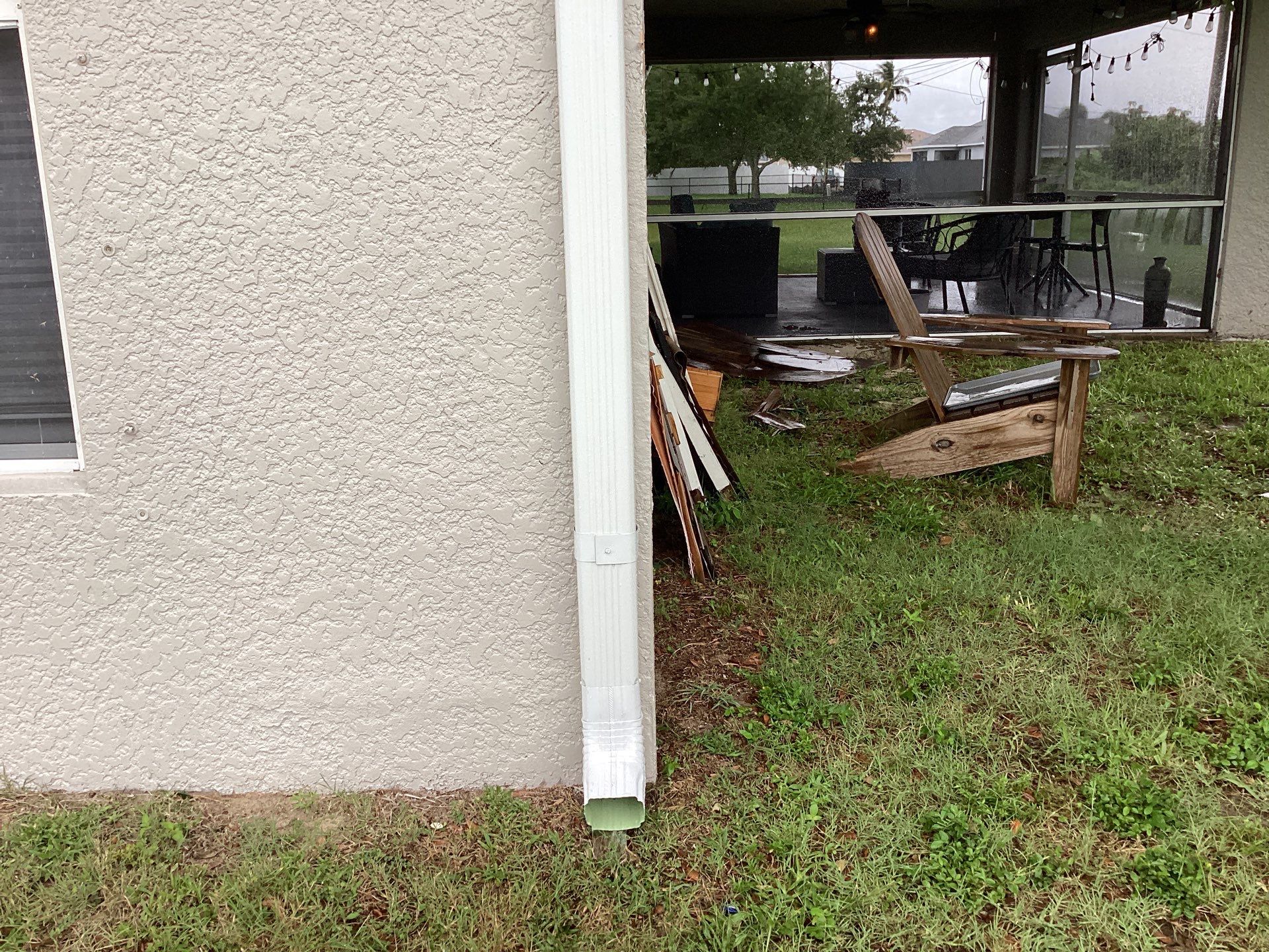 Seamless Gutters Project in Cape Coral Fl by Gutter Professors