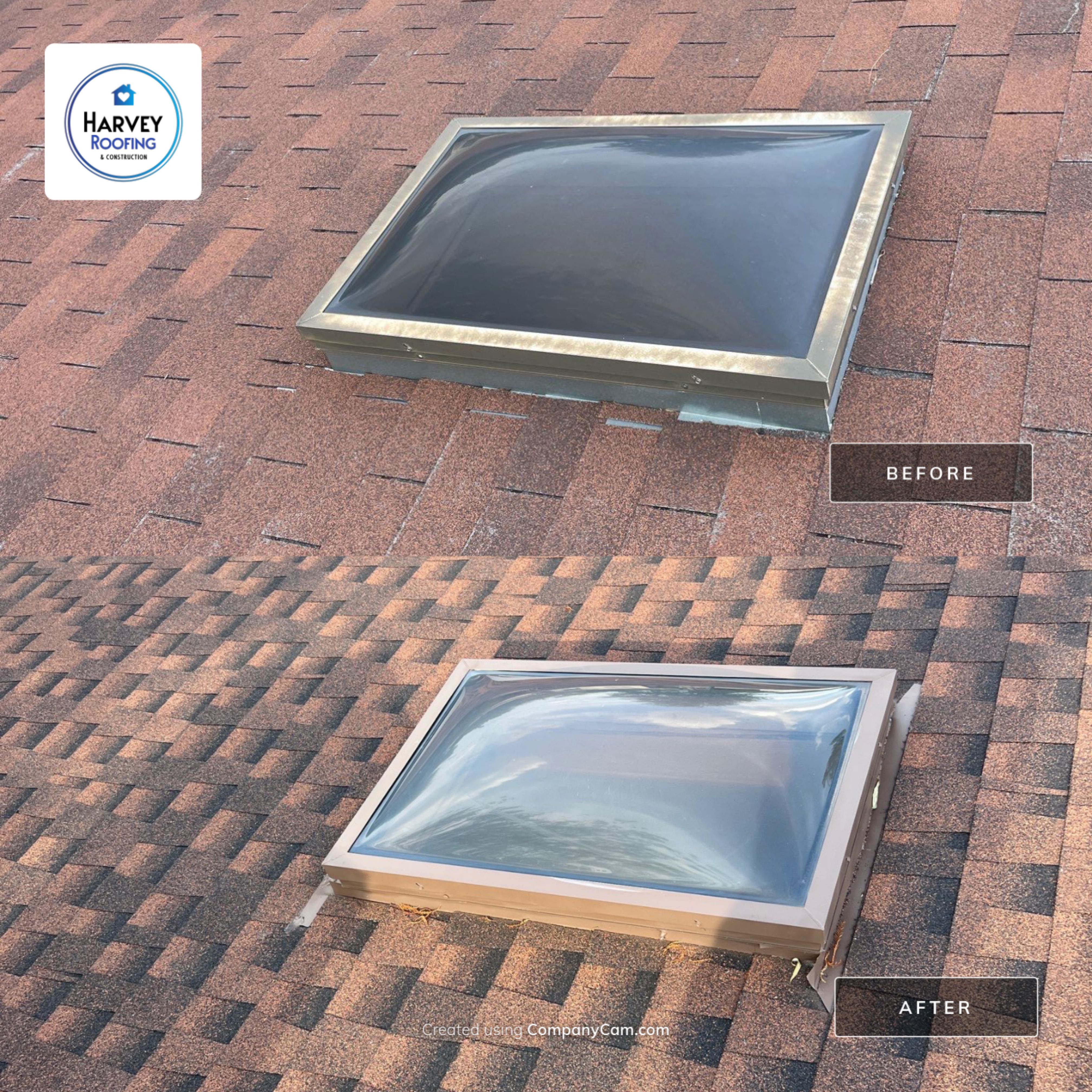Residential Roofing Installation using Roofing Shingles by Harvey Roofing & Construction