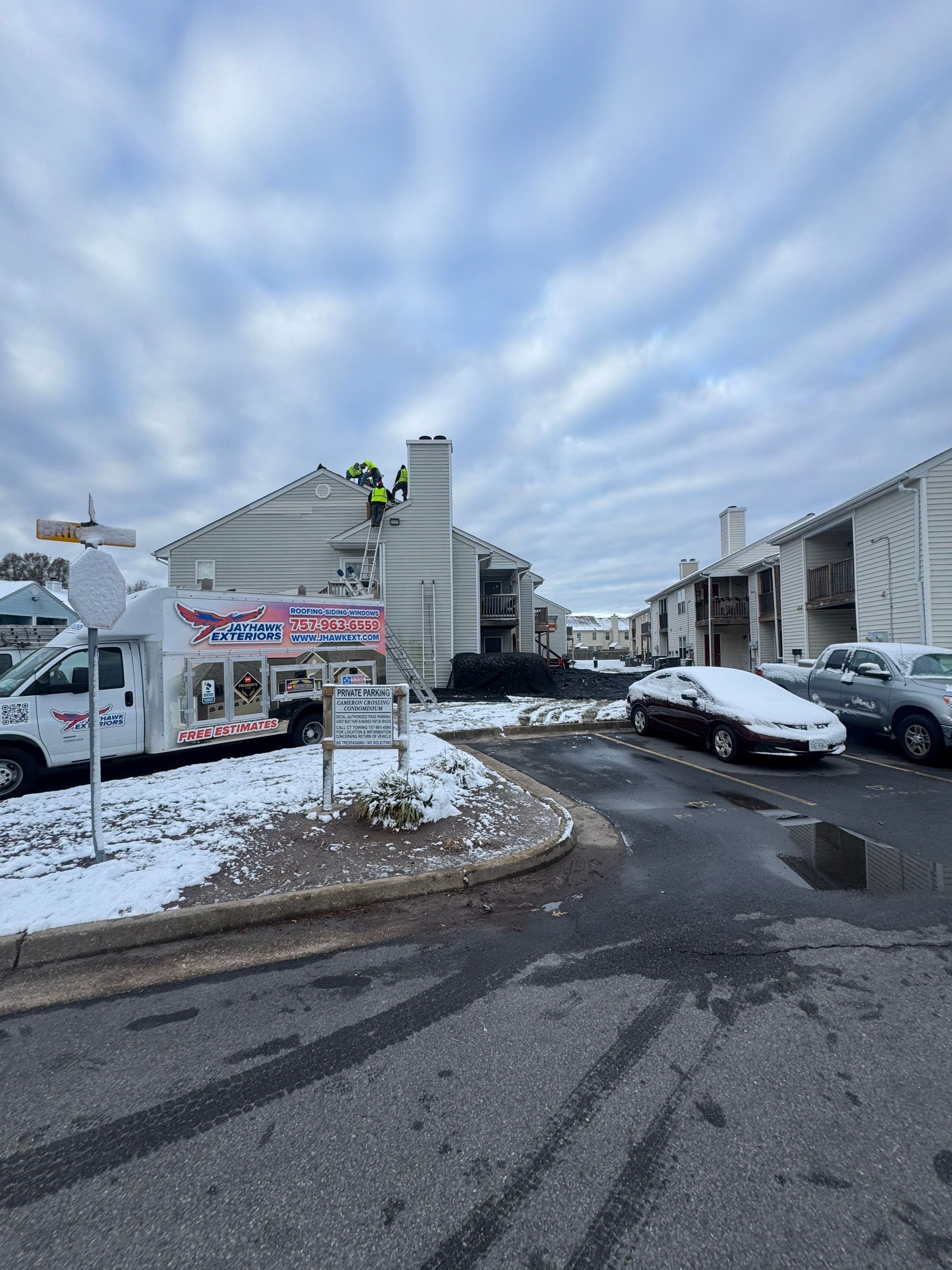 Project in Virginia Beach, VA by Jayhawk Exteriors