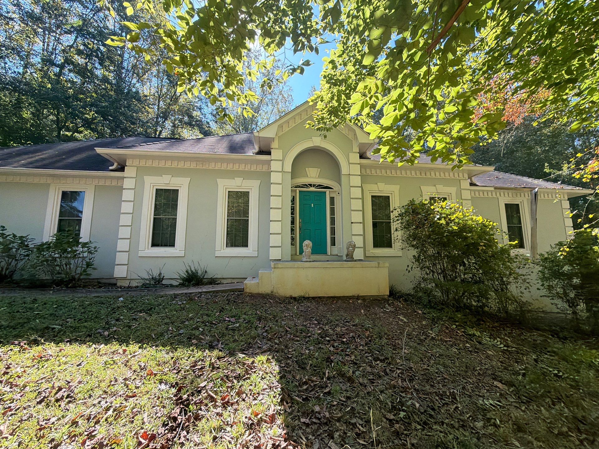 Exterior Residential Painting and Deck Refinishing in Canton, Georgia by Swift Home Renovations 