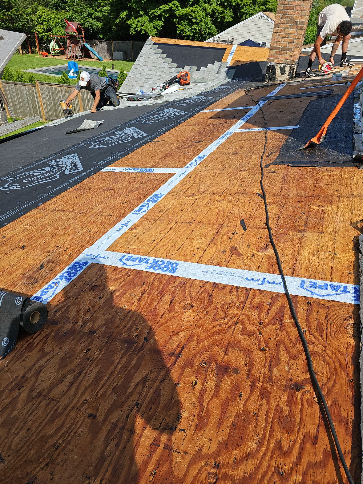 Residential Roofing Installation using Tamko Titan XT - Old English Pewter by A Plus Exterior