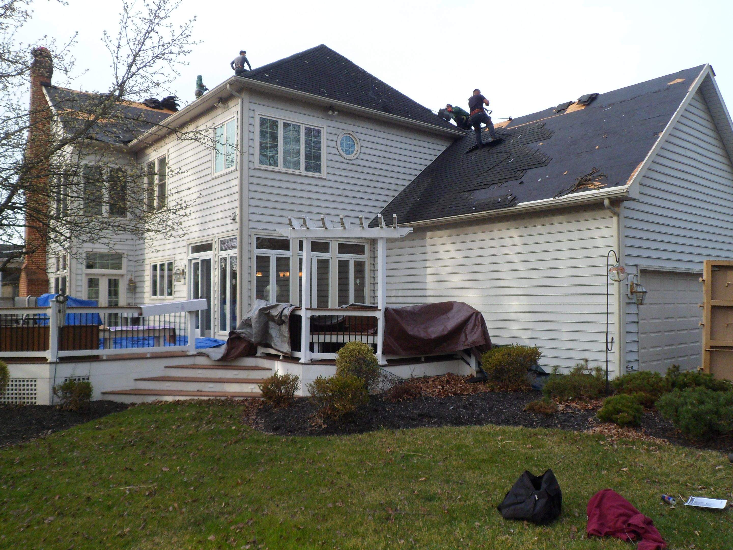 New Roof Installation & New Gutters and downspouts  by Alpha Design Services