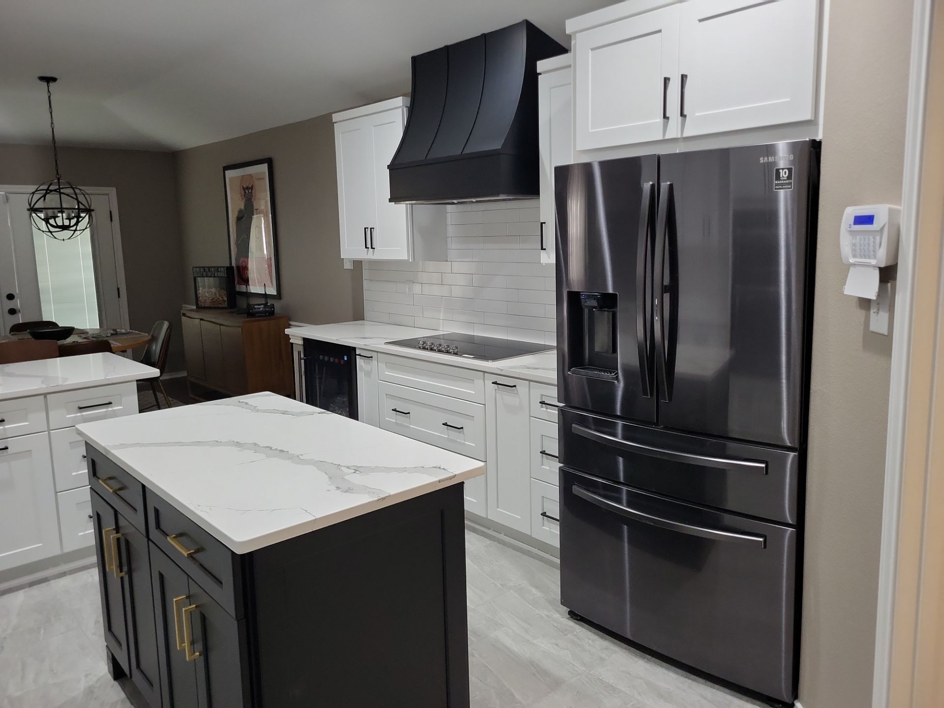 Northwest San Antonio Kitchen Remodel | Bright White Cabinets & Open Layout by Legacy Bath and Kitchen 
