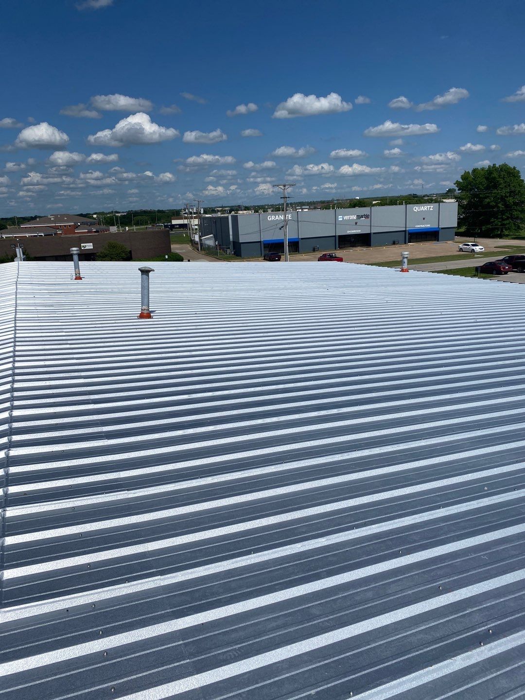 Metal Roof Project in Tulsa by Decor Roofing & Restoration