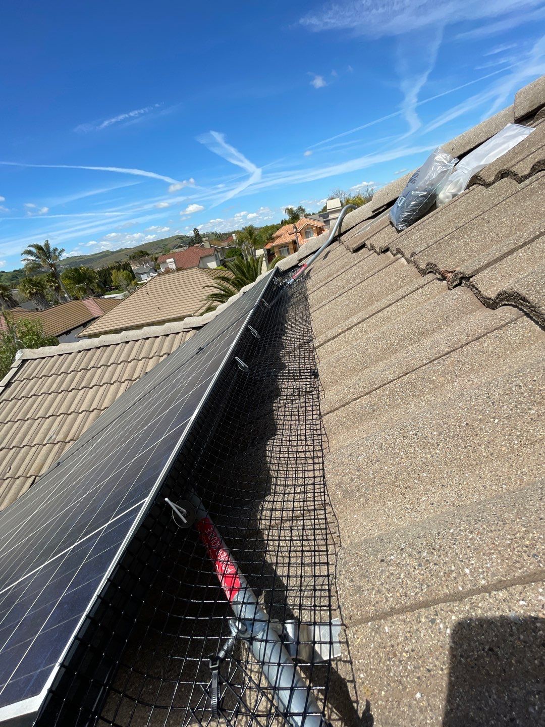 Solar Panel Bird Proofing-Morgan Hill by All One Solar Shine