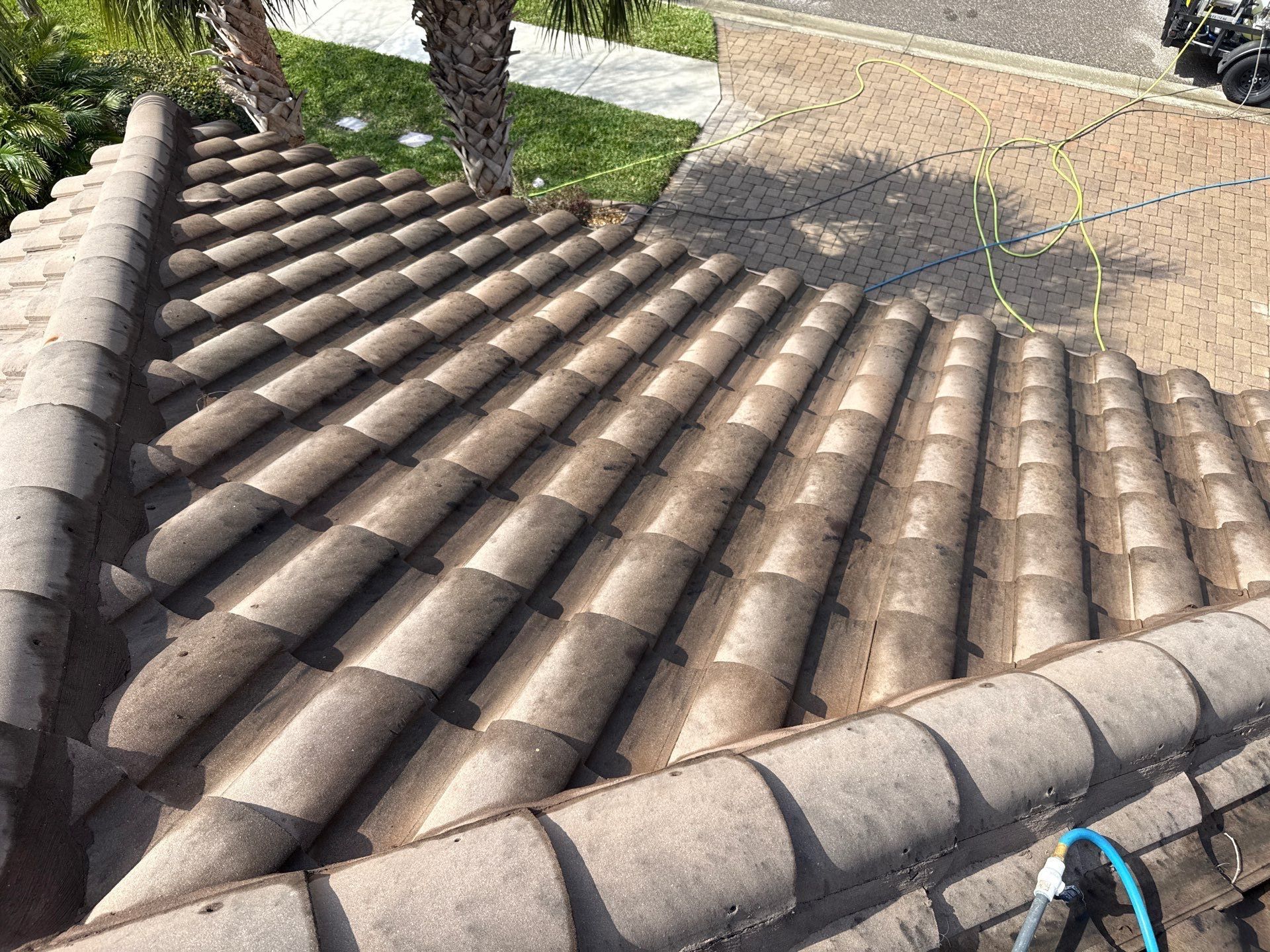 Tile Roof & Pool Deck Cleaning in Artisan Lakes Esplanade, Palmetto, FL – Sunshine AquaWash by Sunshine AquaWash